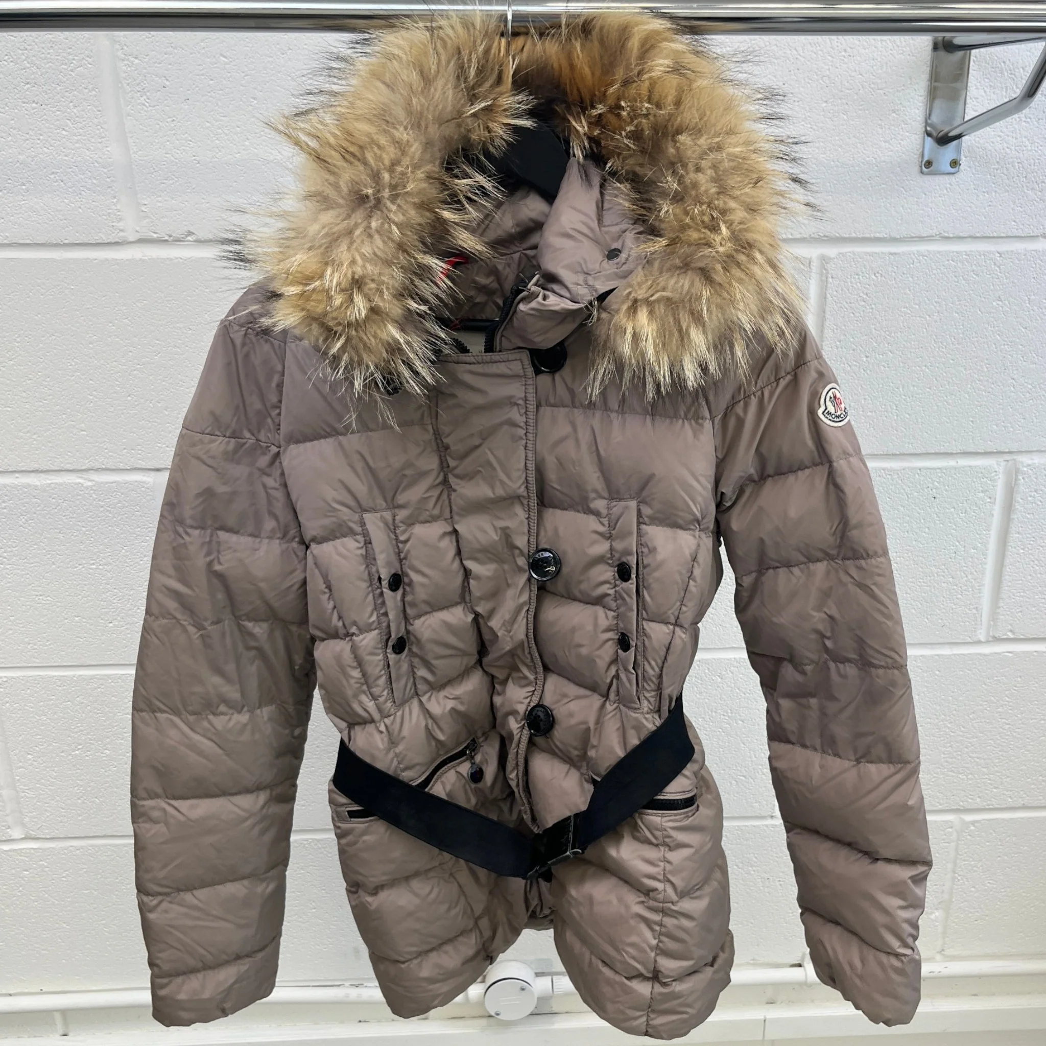 Women's Gene Down Jacket Grey Size 3 / UK 14 - Image 11