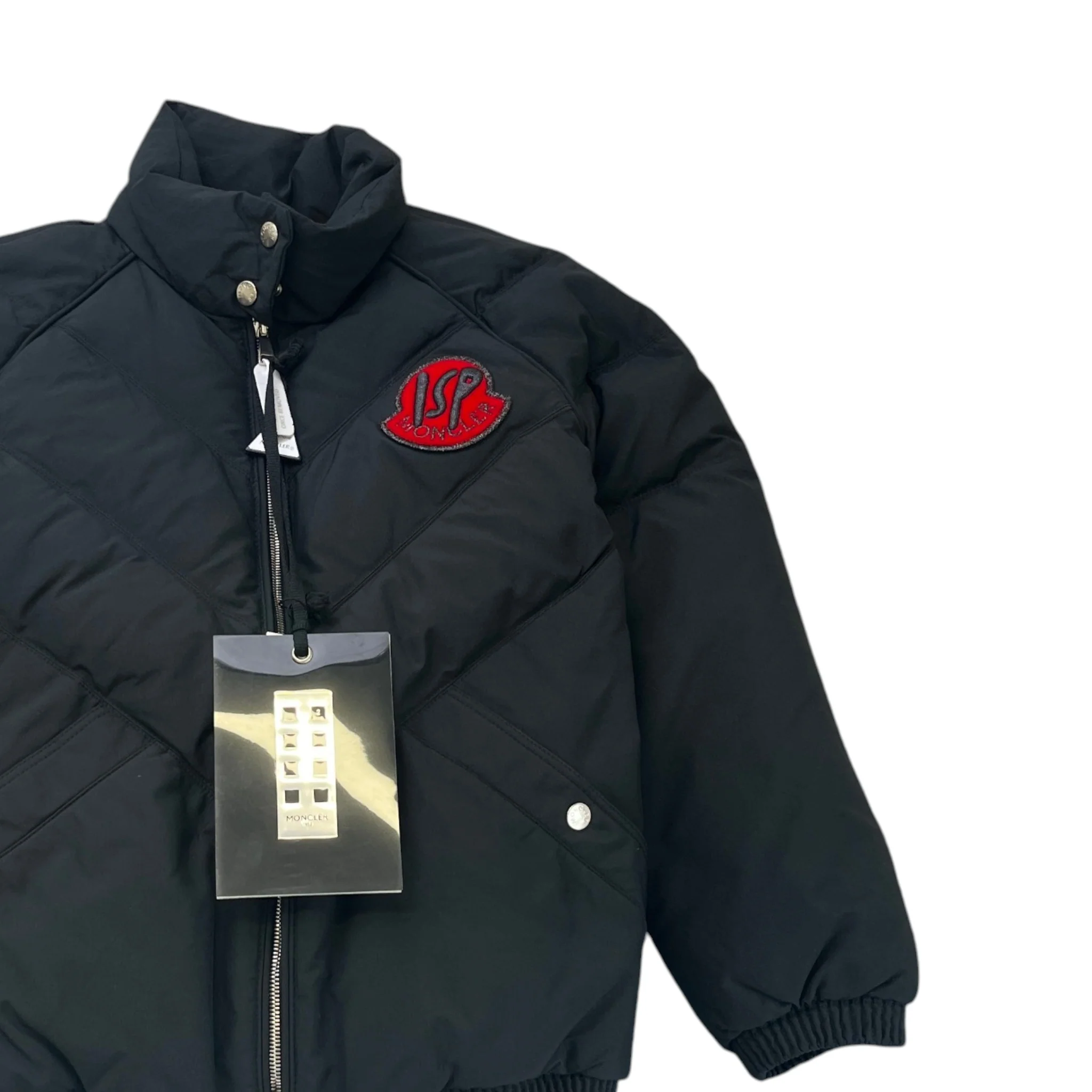Women's Genius Minho Bomber Down Jacket Black Size 0 / UK 4 - Image 3