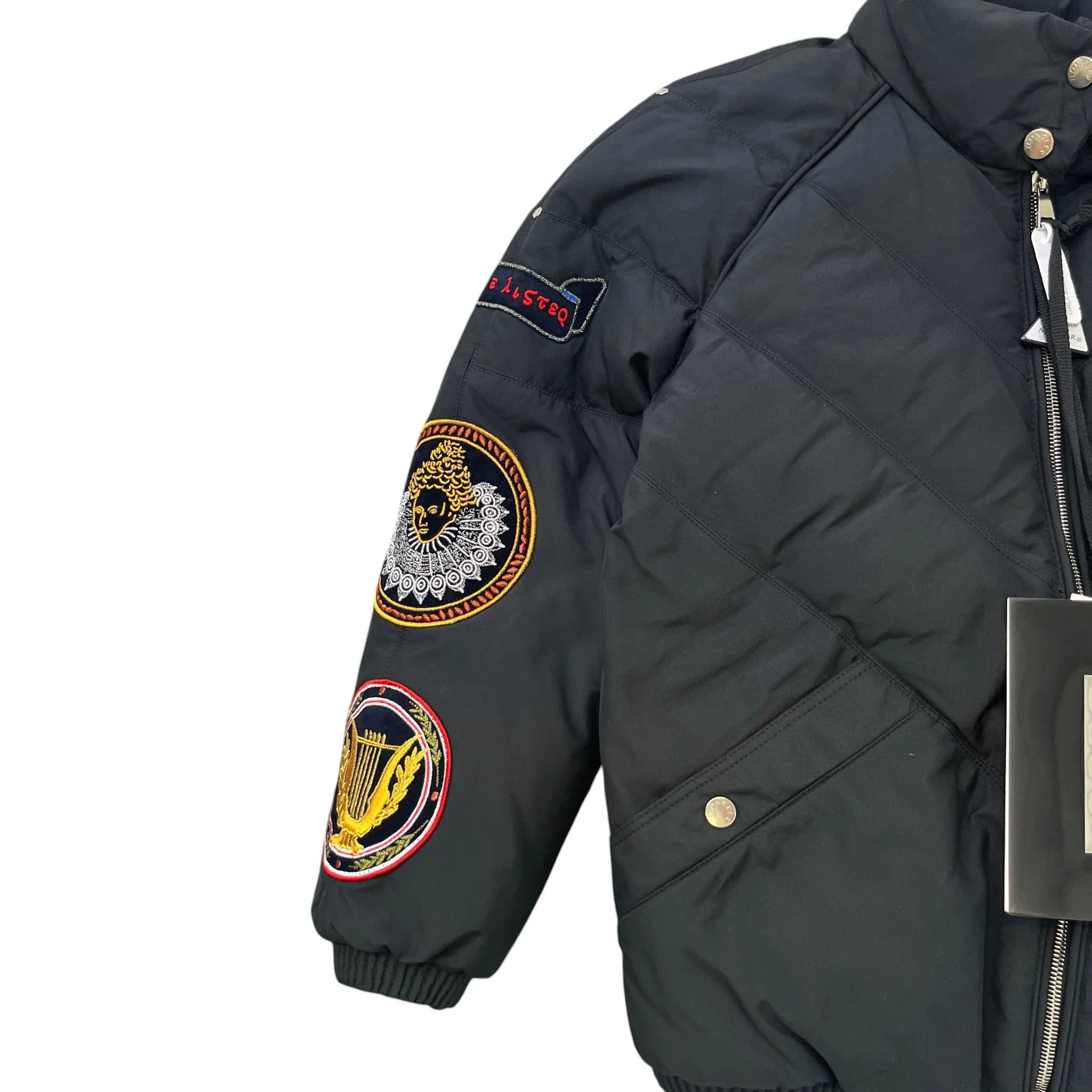 Women's Genius Minho Bomber Down Jacket Black Size 0 / UK 4 - Image 5
