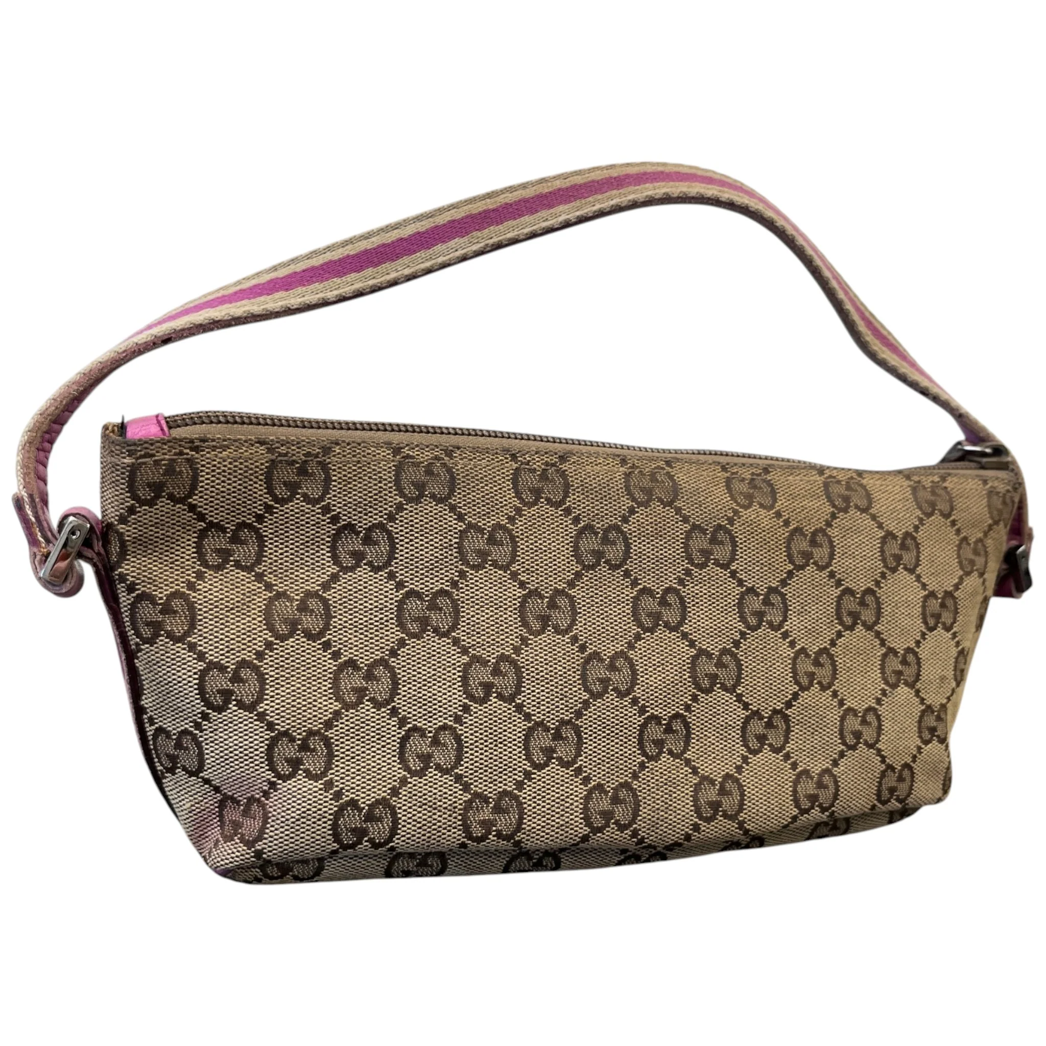 Women's Gg Boat Pochette Bag Beige - Image 8