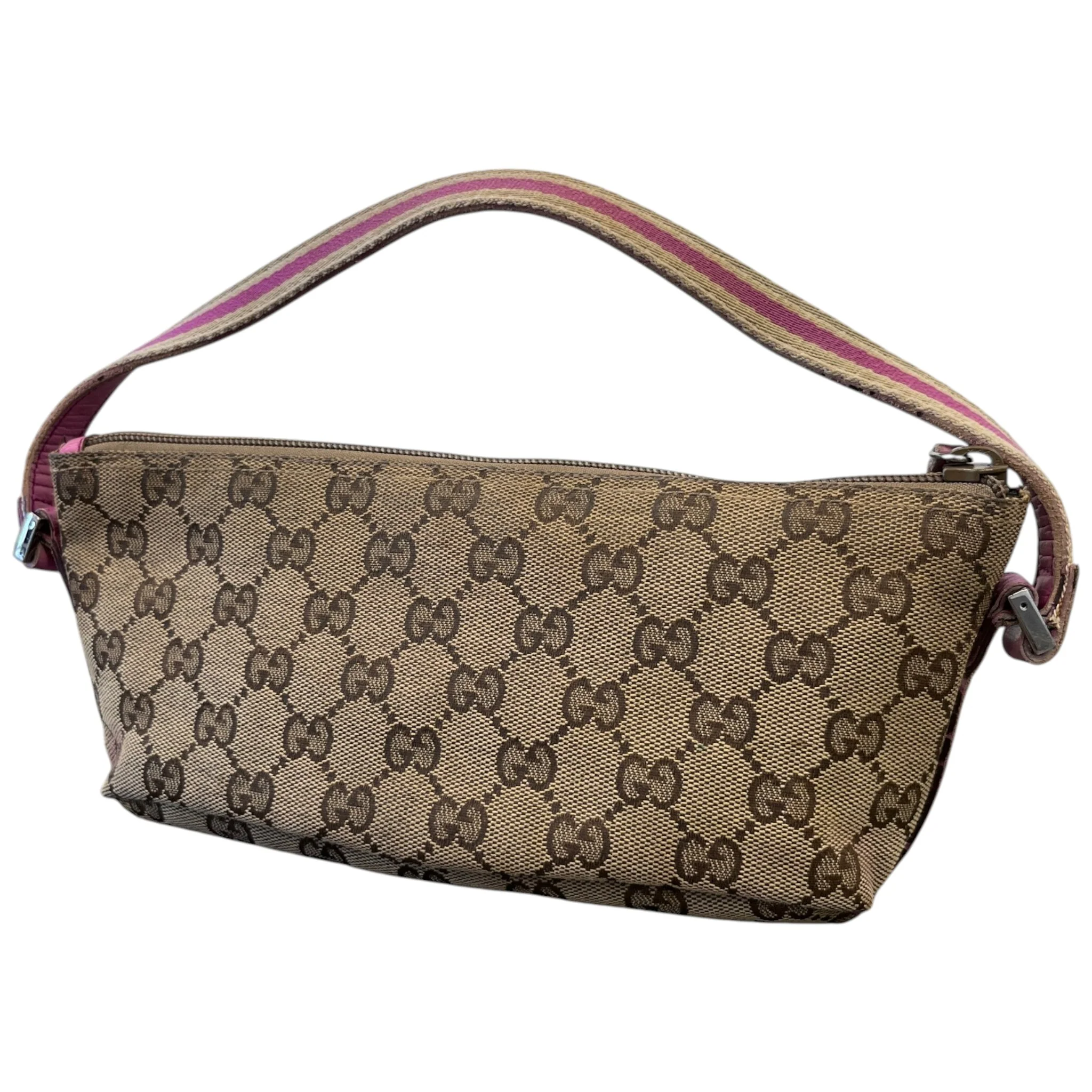 Women's Gg Boat Pochette Bag Beige - Image 9