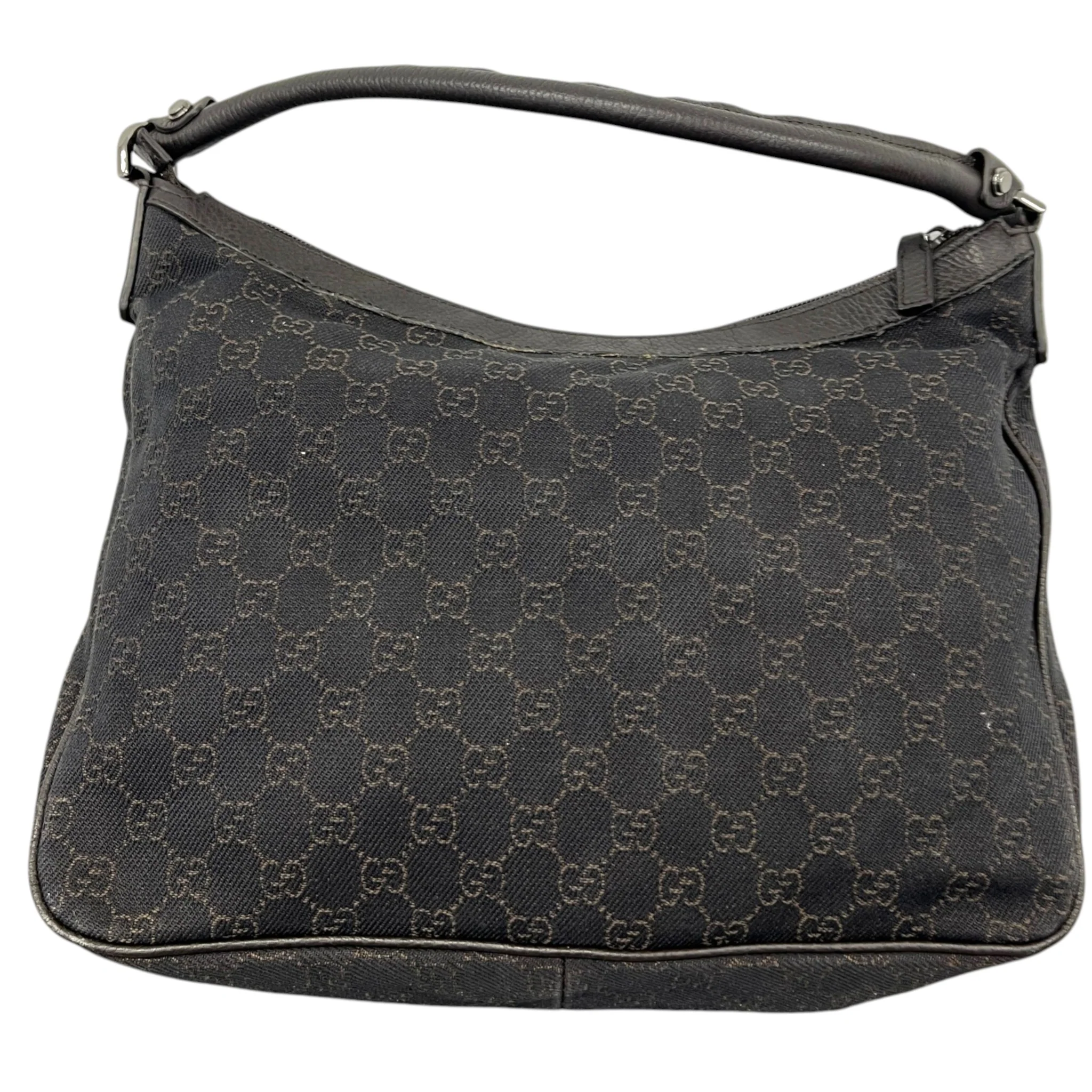 Women's Gg Canvas Abbey Pocket Handbag Black - Image 4