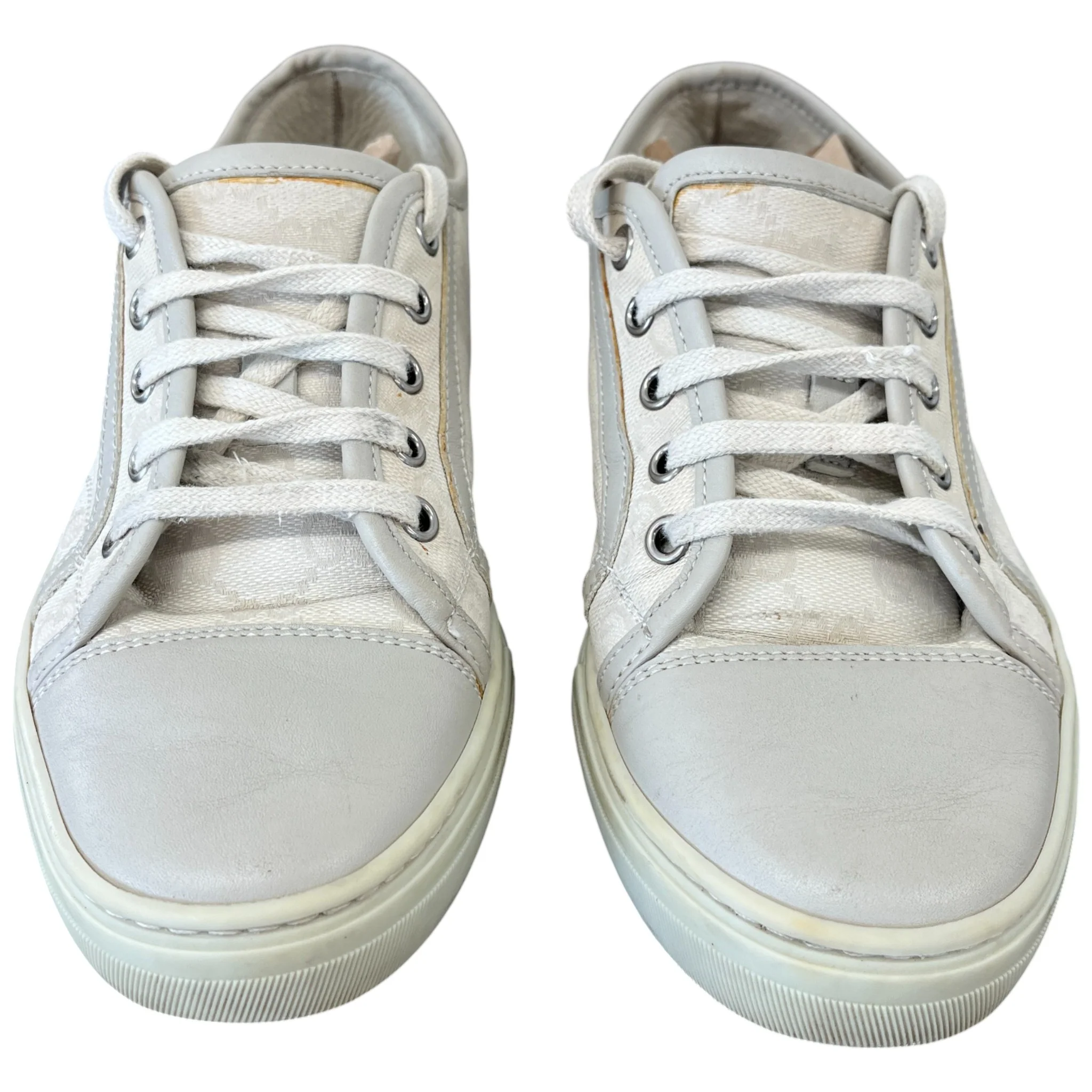 Women's Gg Canvas Low Trainers Grey Size EU 36.5 / UK 3.5 - Image 6