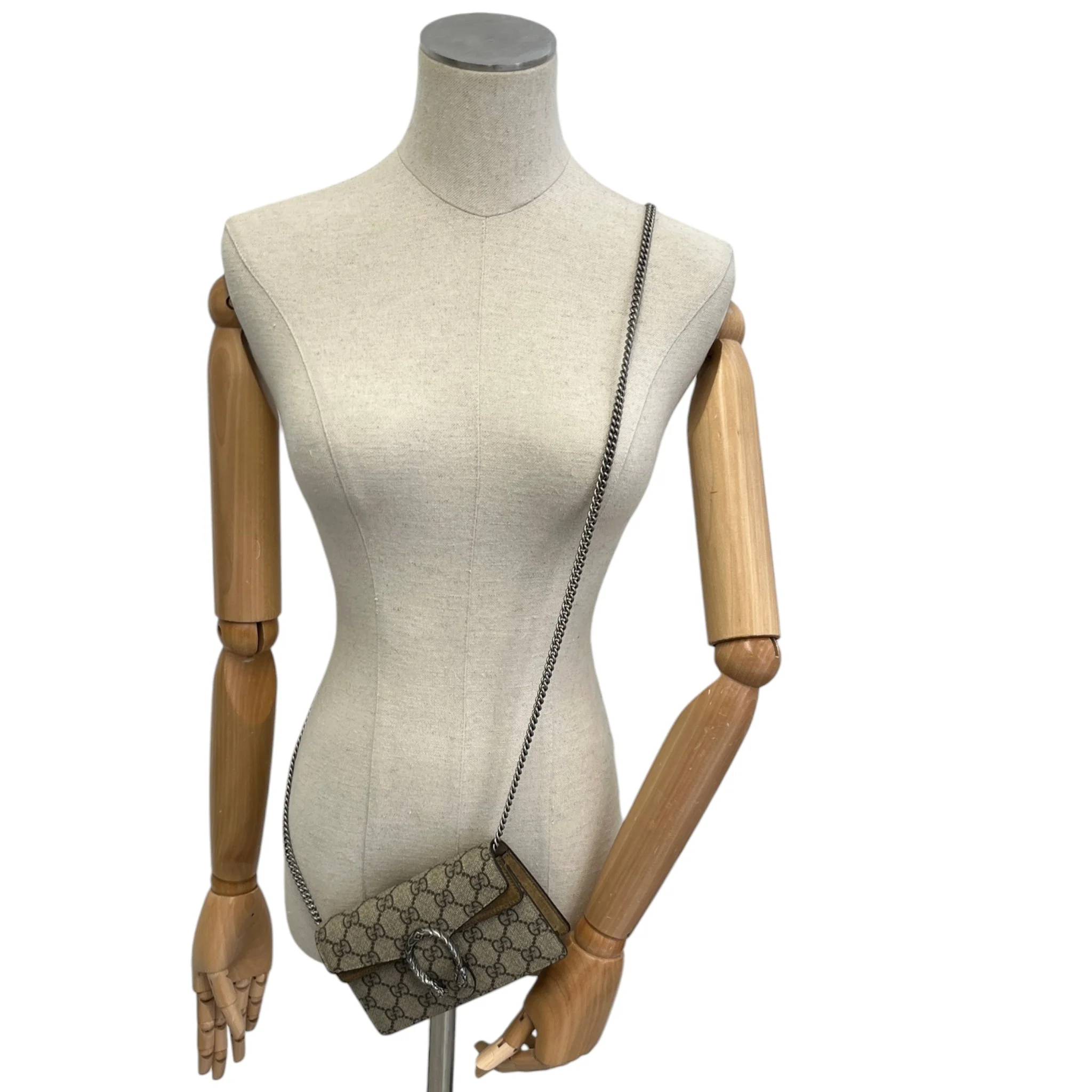 Women's Gg Dionysus Super Mini Bag Beige - Image 2