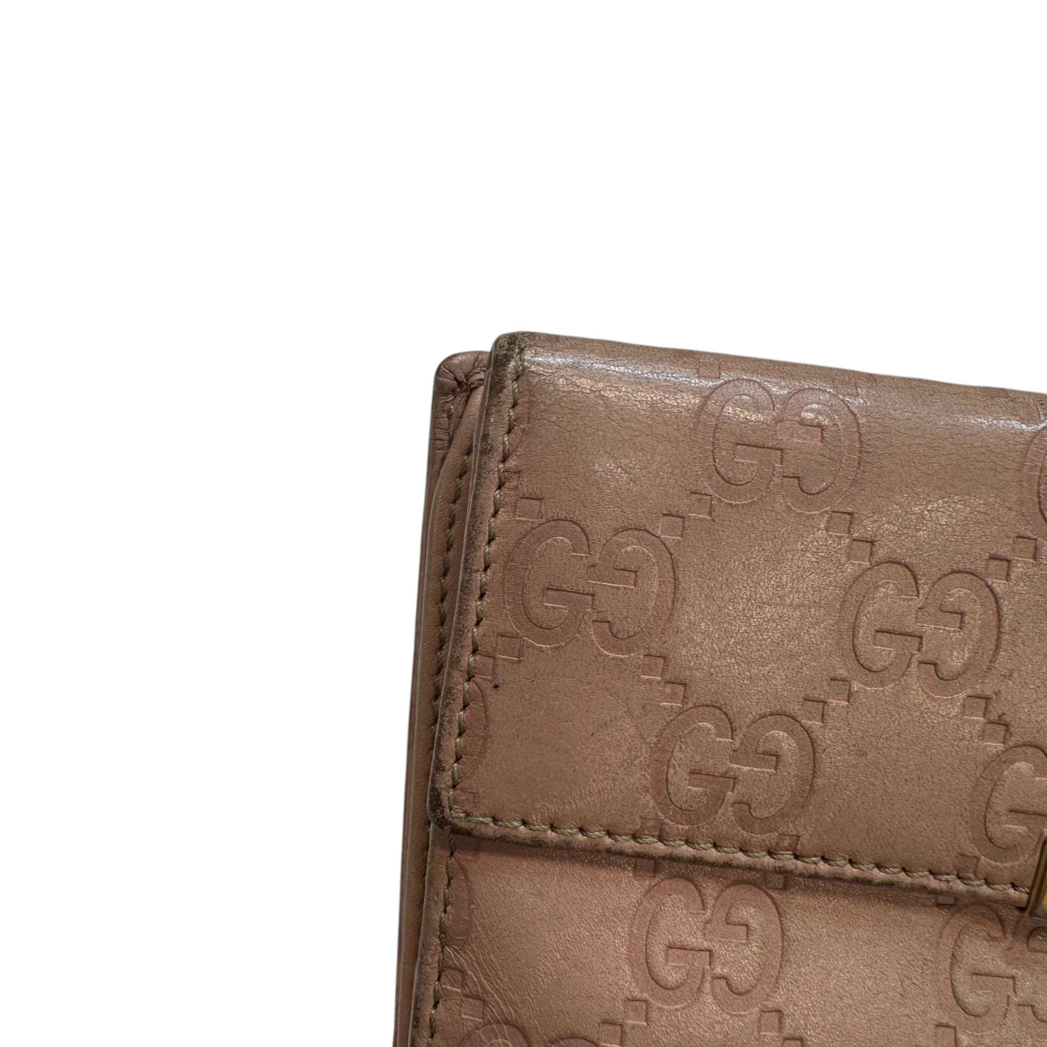 Women's Gg Guccissima Wallet Pink - Image 11