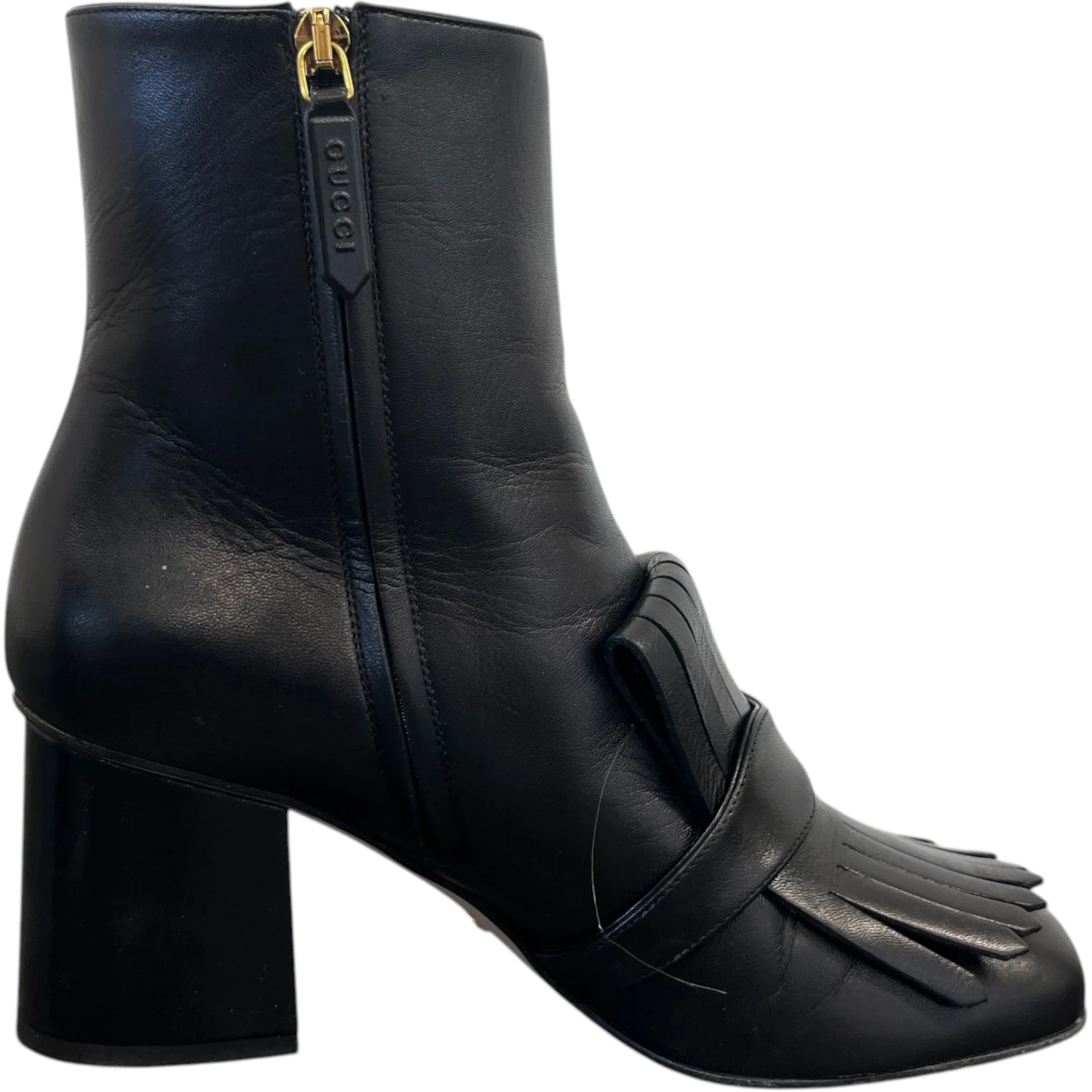 Women's Gg Marmont Ankle Boots Black Size EU 40 / UK 7 - Image 4