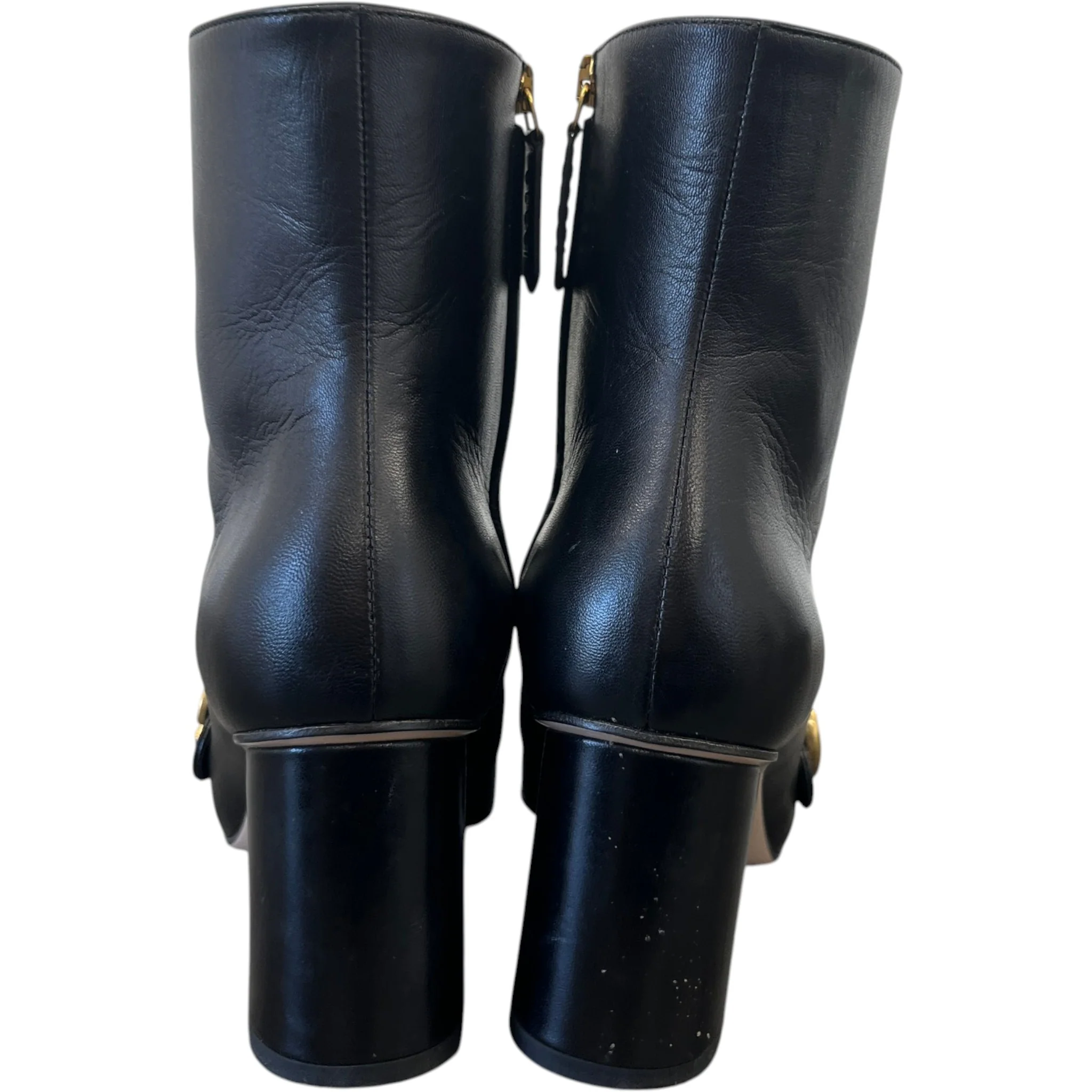 Women's Gg Marmont Ankle Boots Black Size EU 40 / UK 7 - Image 7