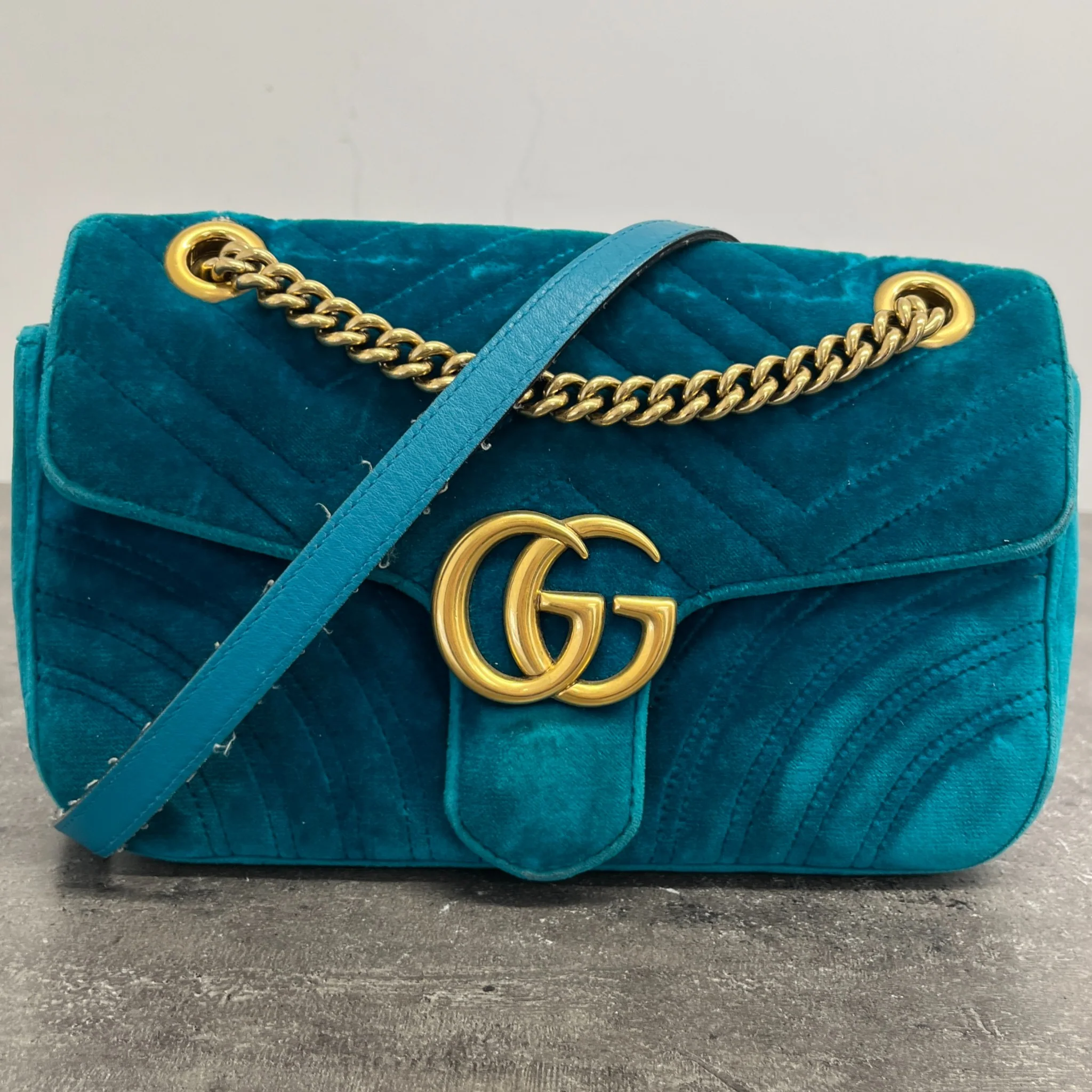 Women's Gg Marmont Bag Green - Image 13