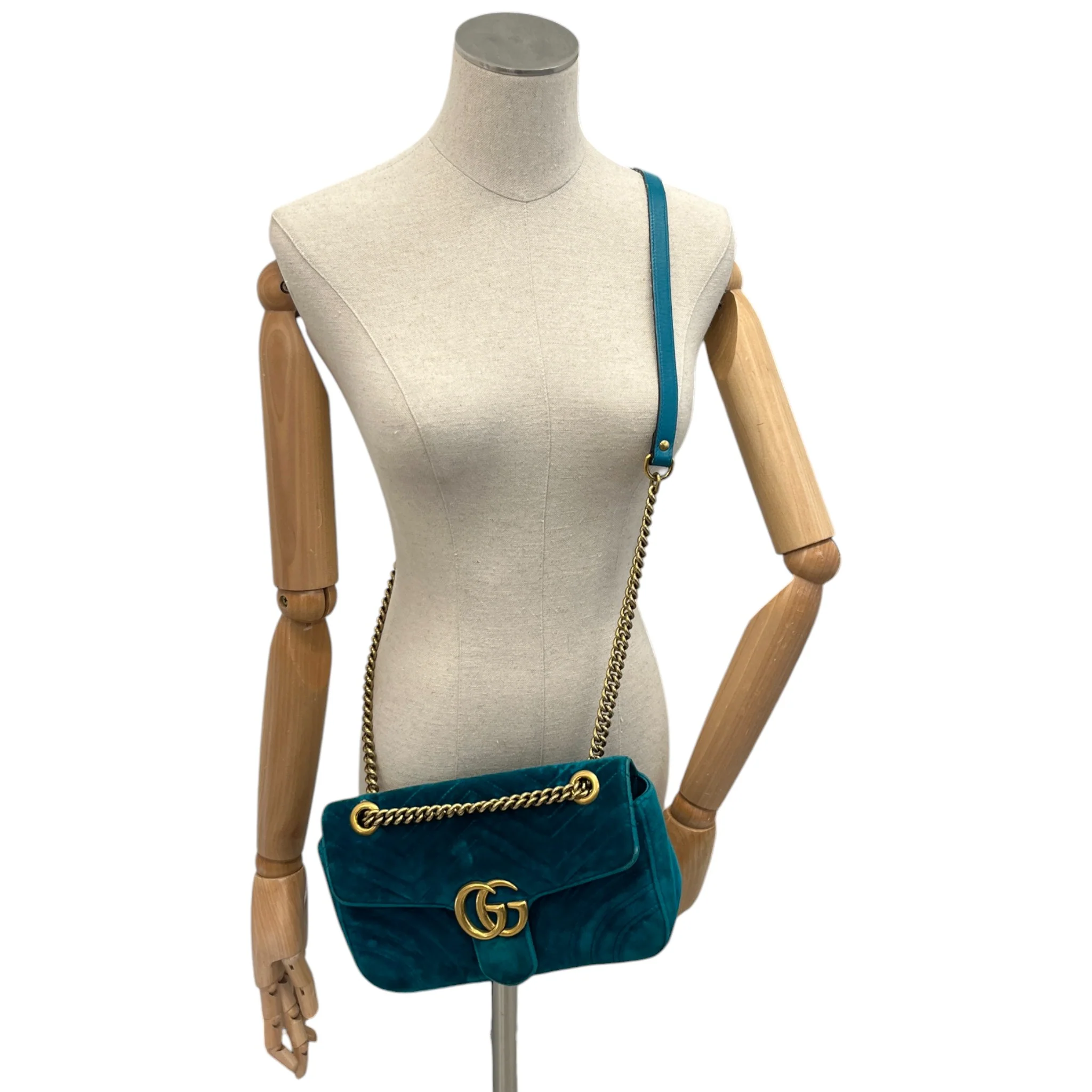 Women's Gg Marmont Bag Green - Image 2