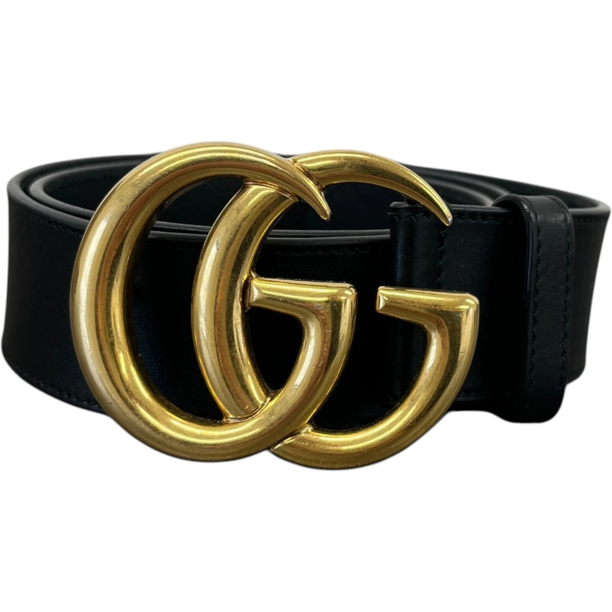 Women's Gg Marmont Belt Black Size 75CM / UK 6