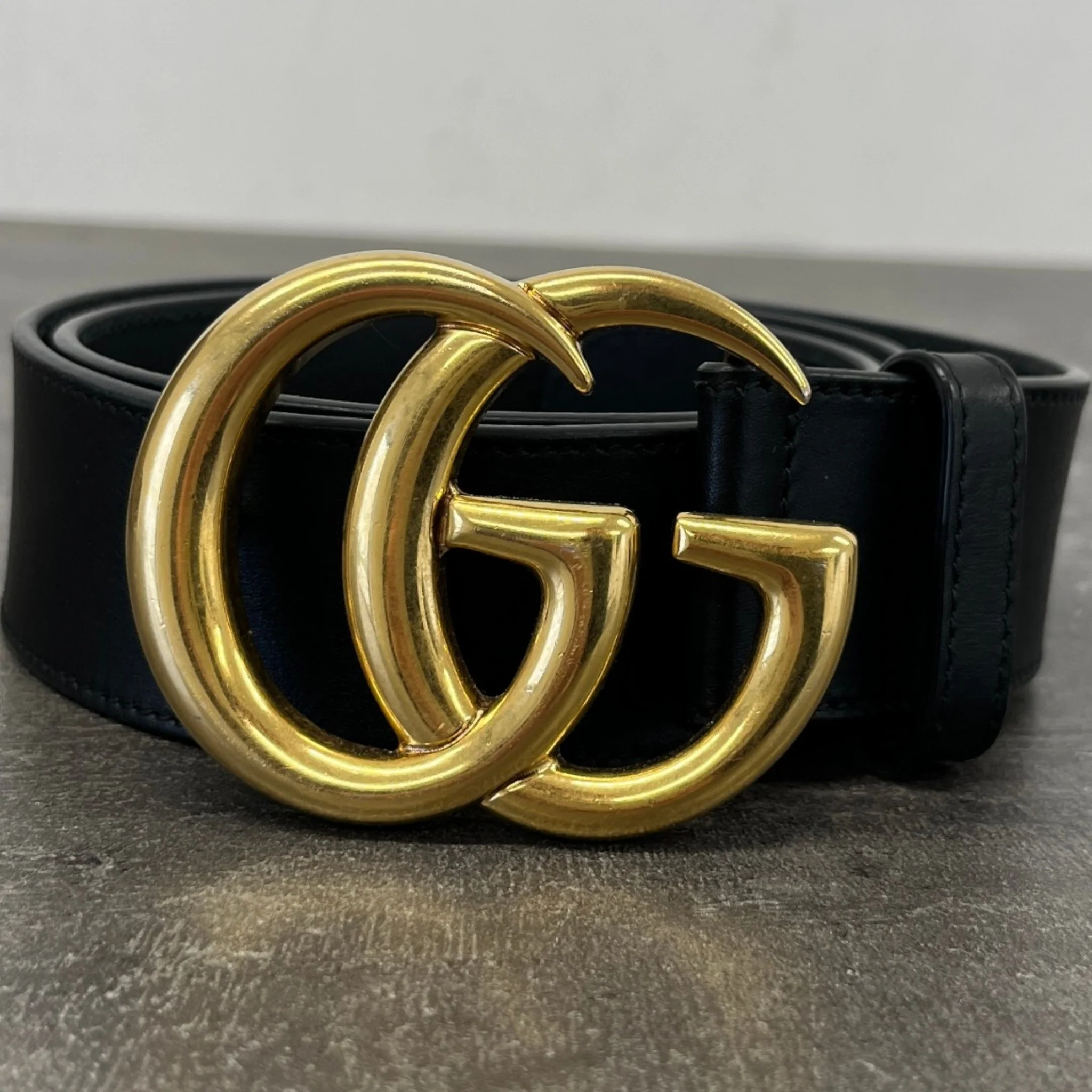 Women's Gg Marmont Belt Black Size 75CM / UK 6 - Image 8