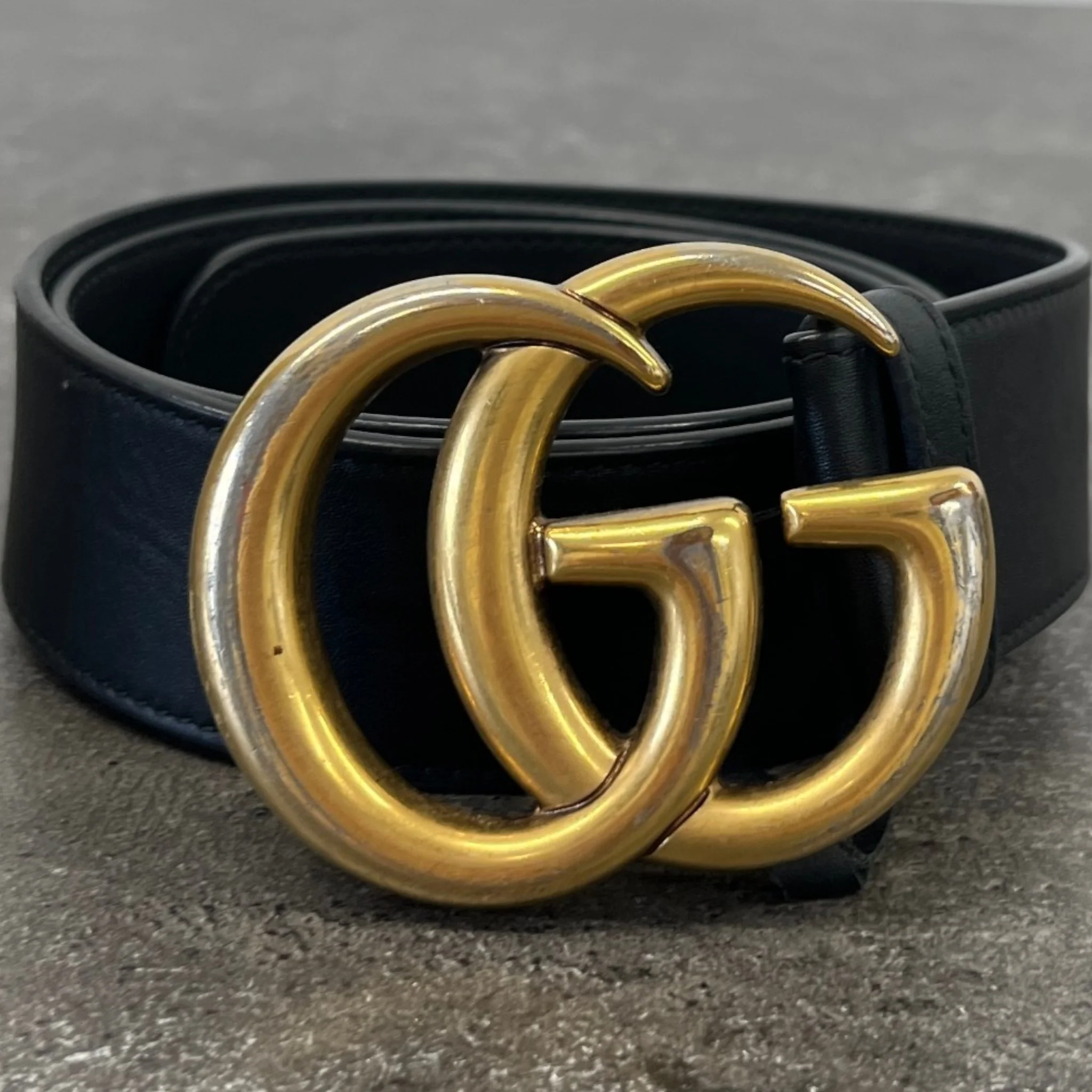 Women's Gg Marmont Belt Black Size 75CM / UK 6 - Image 8