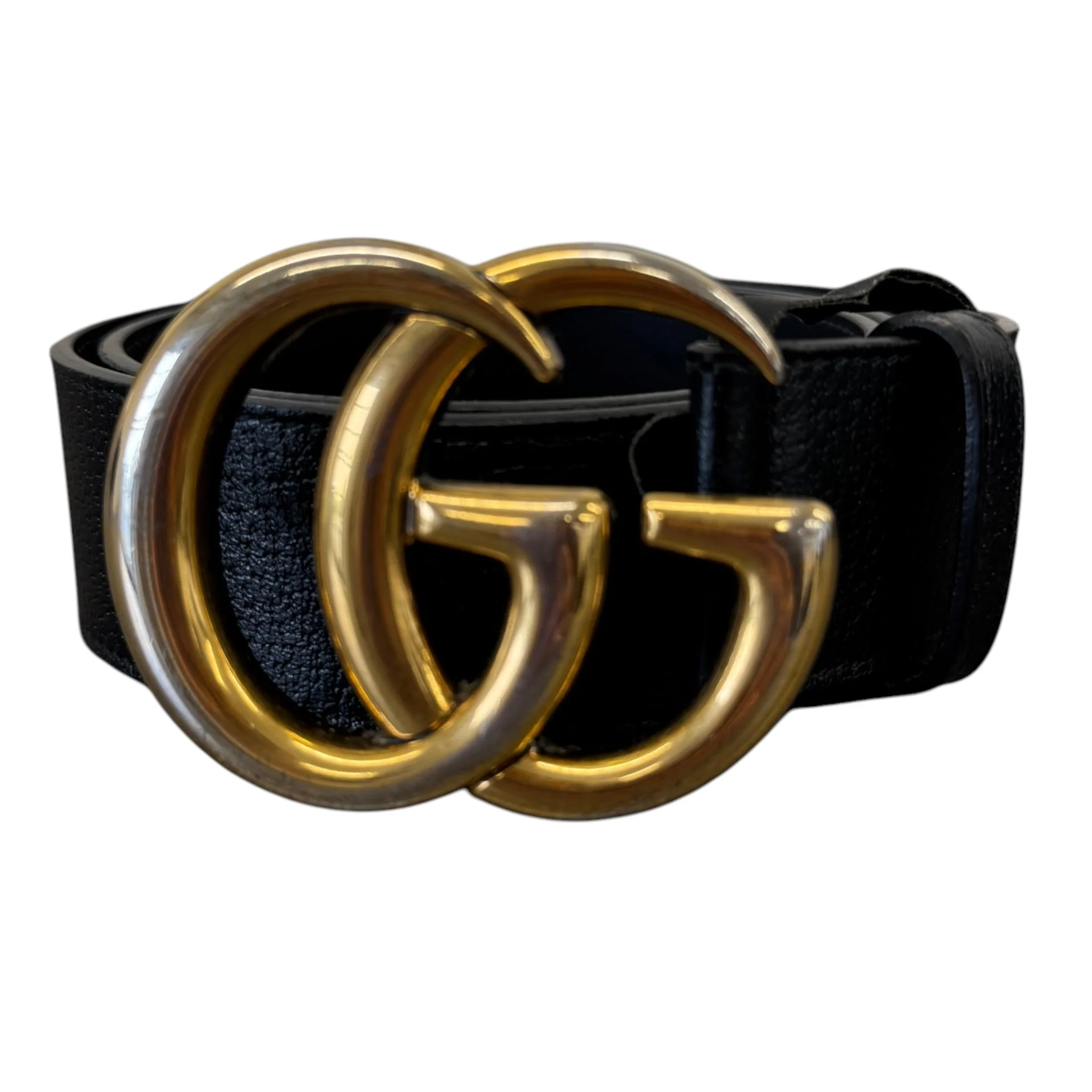 Women's Gg Marmont Belt Black Size 80CM / UK 8