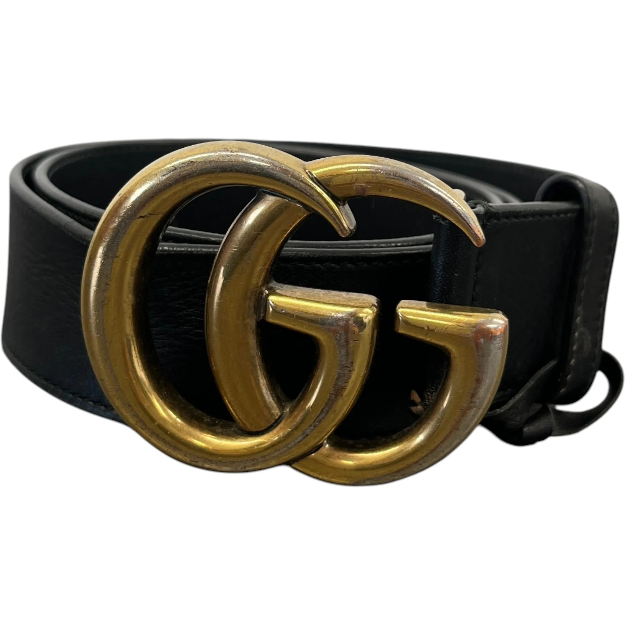 Women's Gg Marmont Belt Black Size 85CM / UK 10