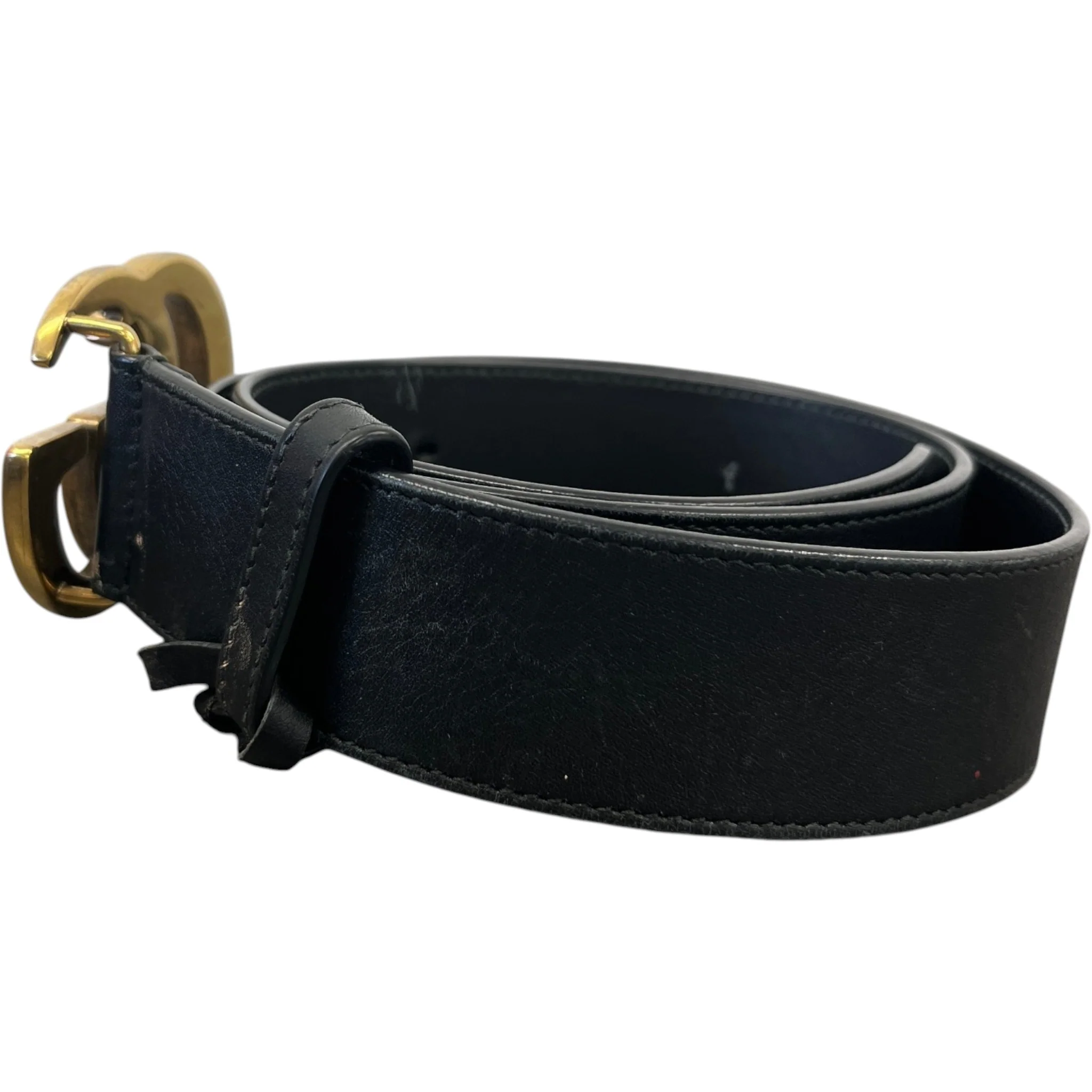 Women's Gg Marmont Belt Black Size 85CM / UK 10 - Image 4