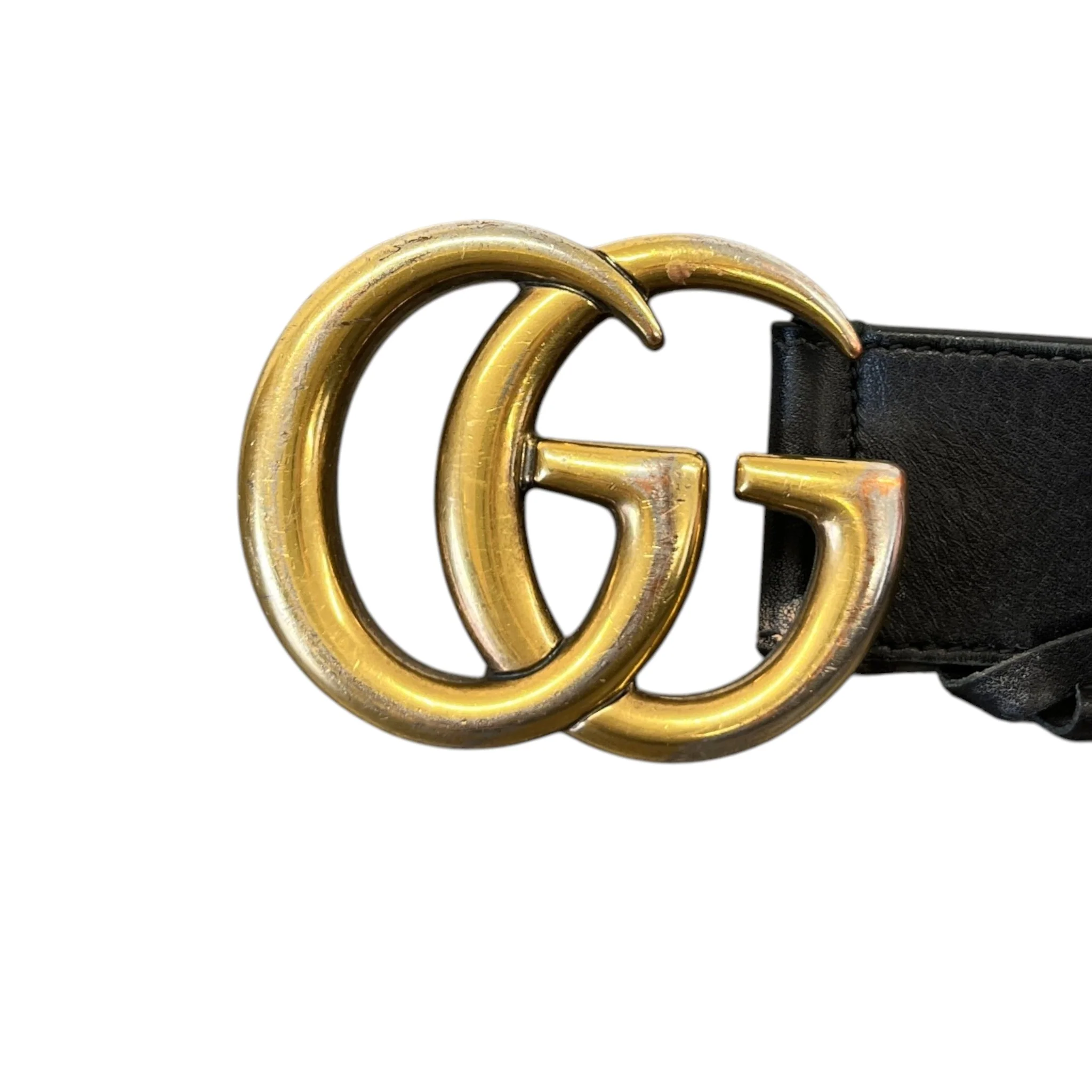 Women's Gg Marmont Belt Black Size 85CM / UK 10 - Image 5