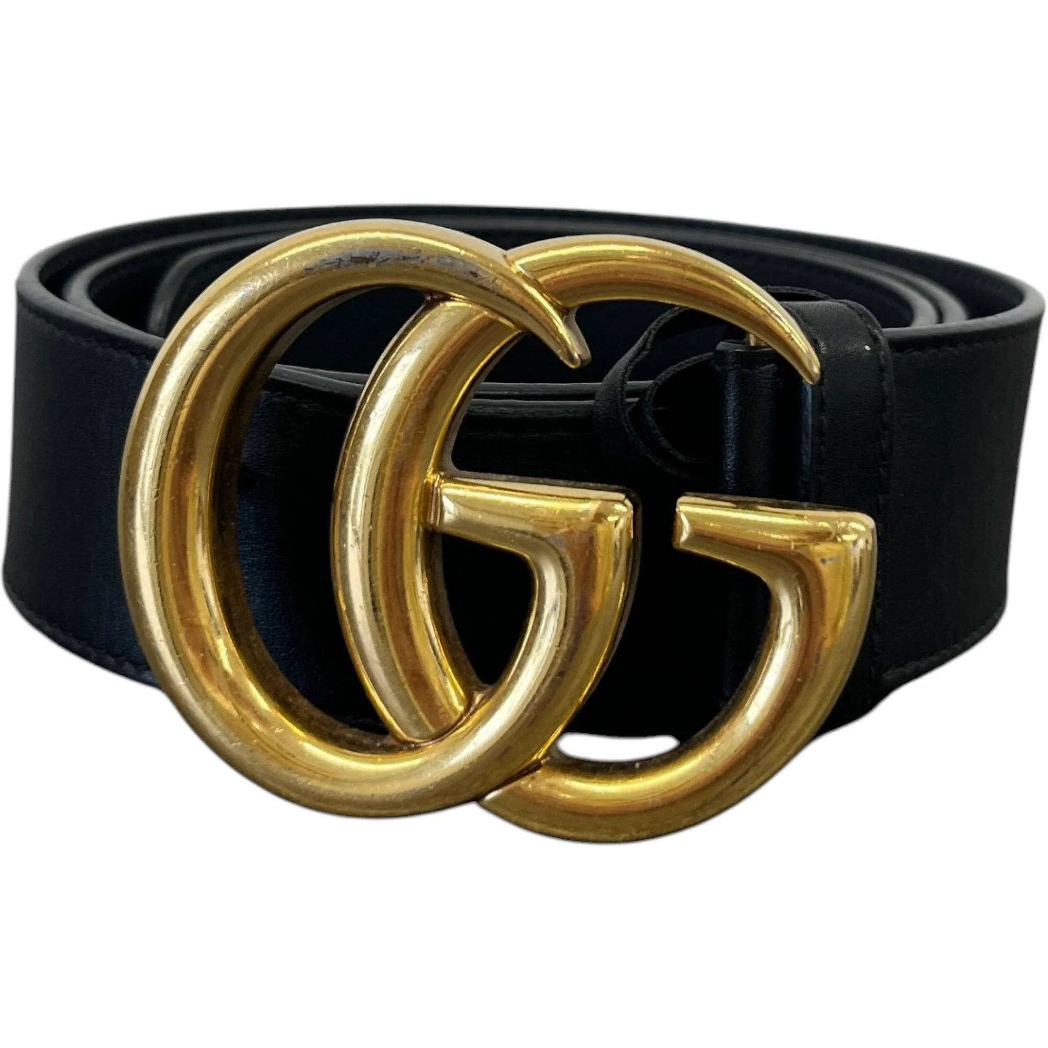 Women's Gg Marmont Belt Black Size 85CM / UK 10