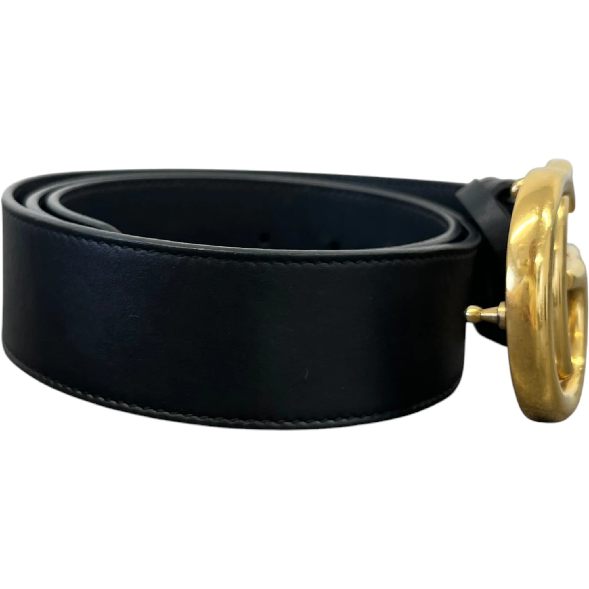 Women's Gg Marmont Belt Black Size 85CM / UK 10 - Image 3