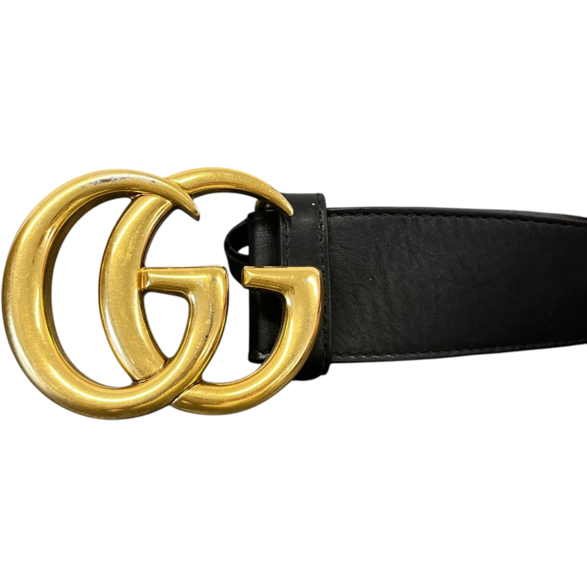Women's Gg Marmont Belt Black Size 85CM / UK 10 - Image 5