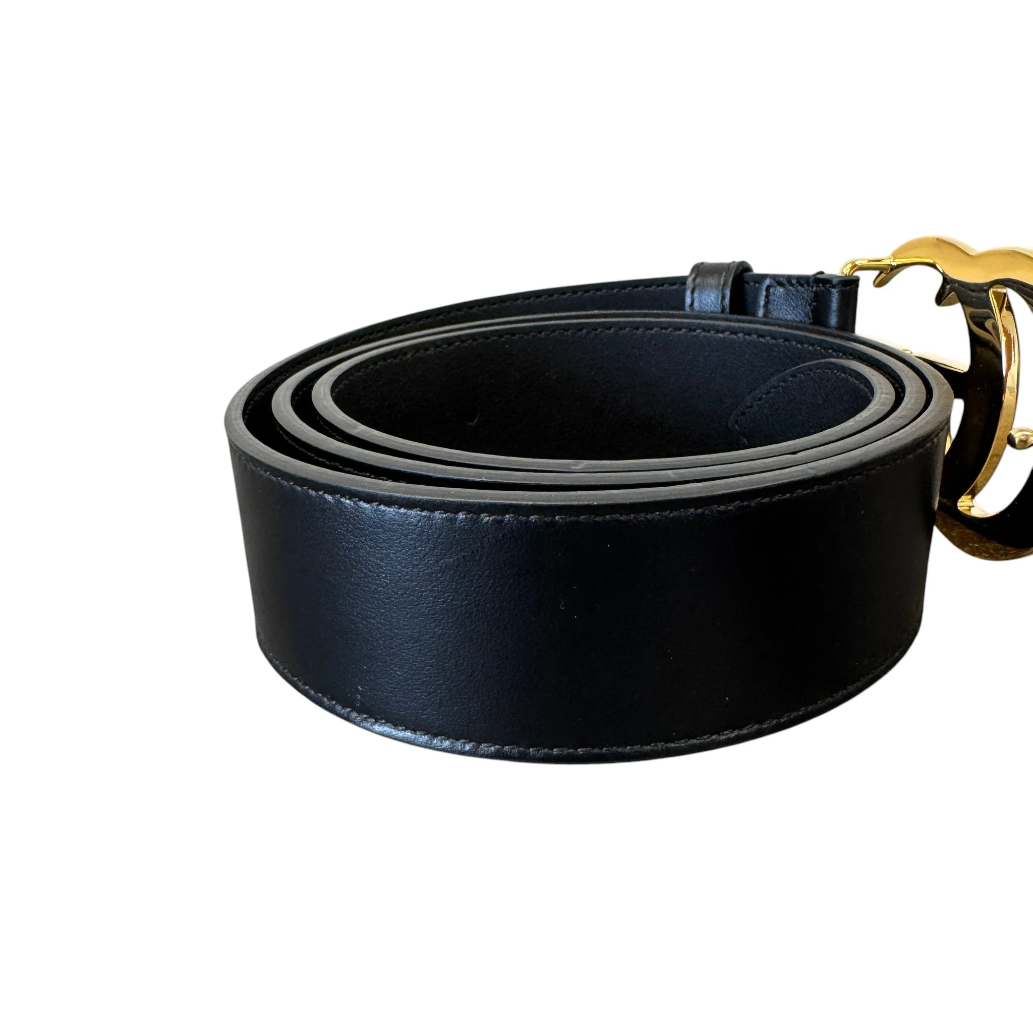 Women's Gg Marmont Belt Black Size 95cm / UK 14 - Image 3