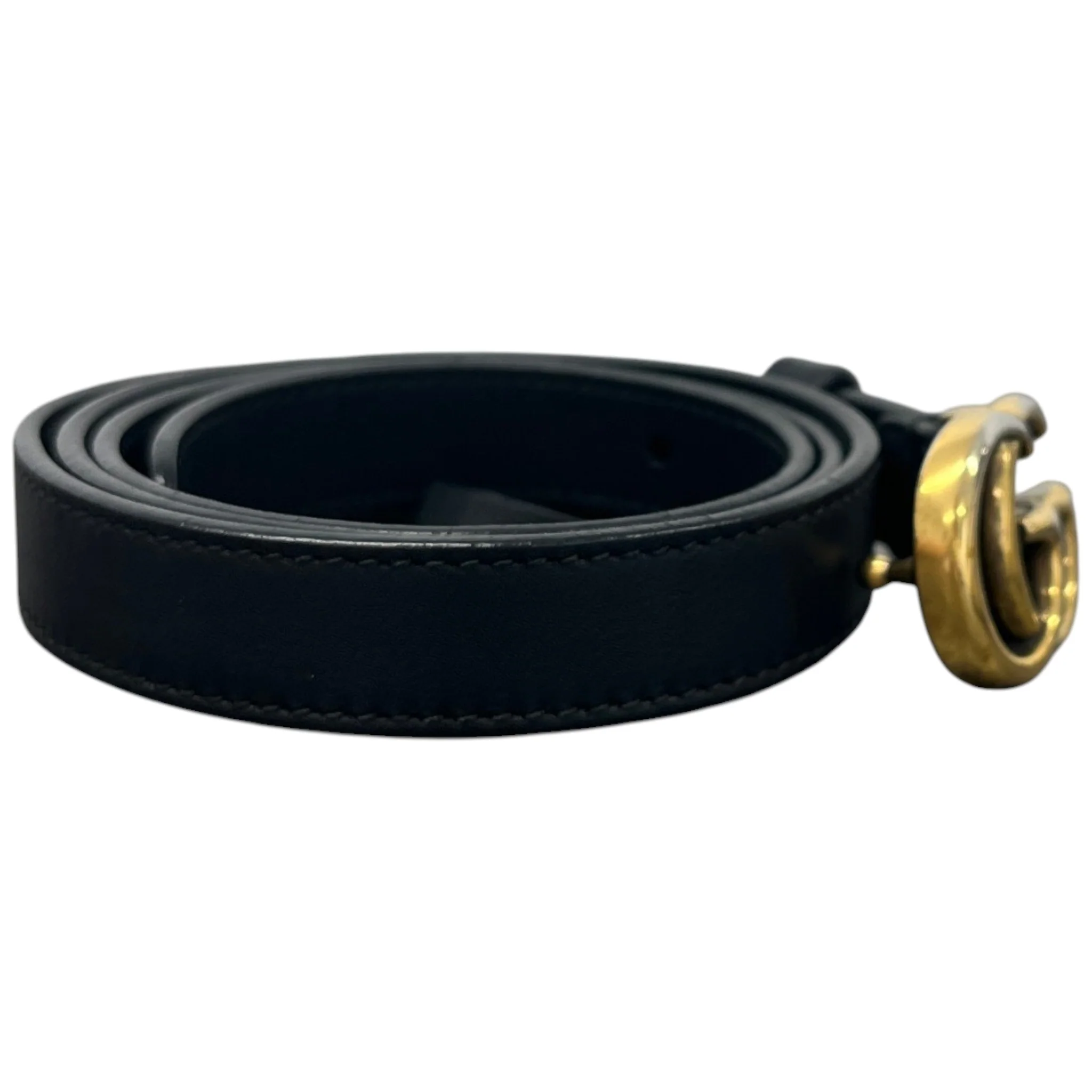 Women's Gg Marmont Belt Black Size Waist 34" - Image 3