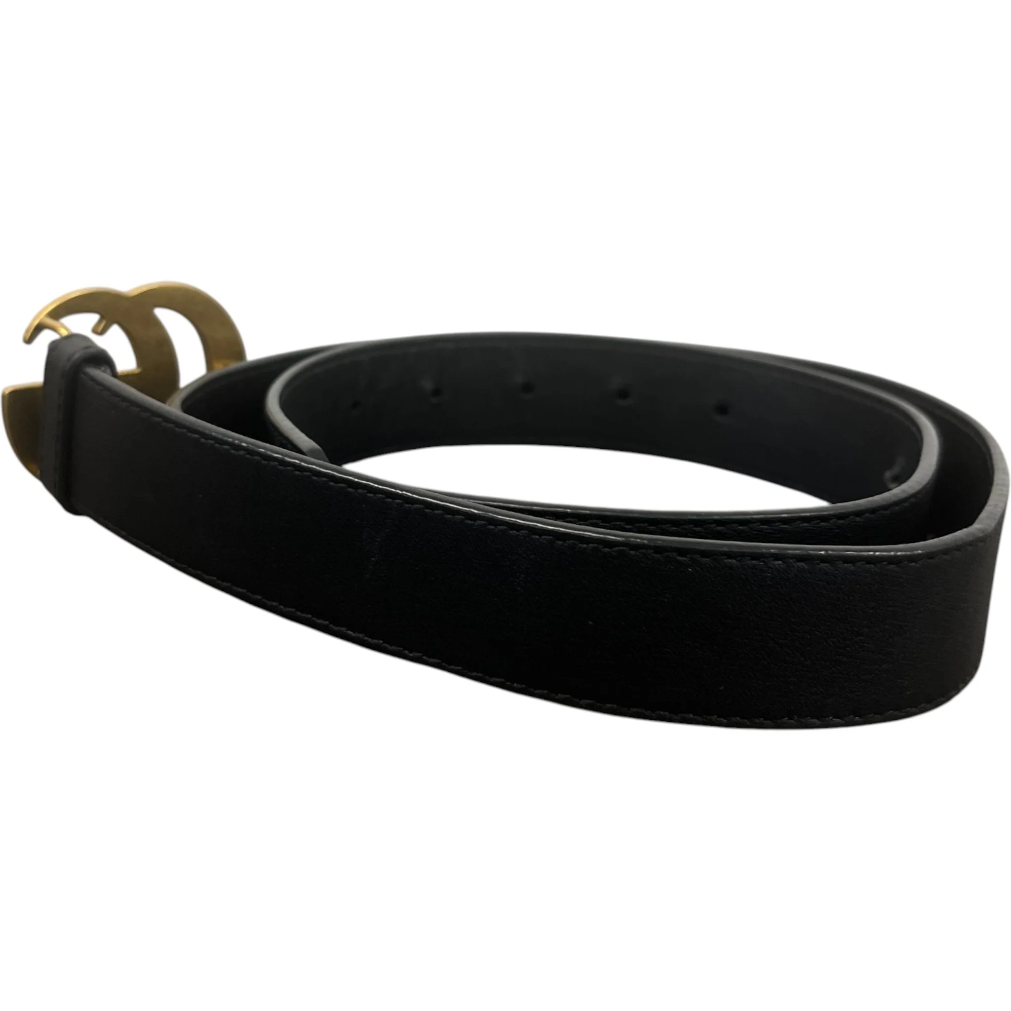 Women's Gg Marmont Belt Black Size Waist 36" - Image 2
