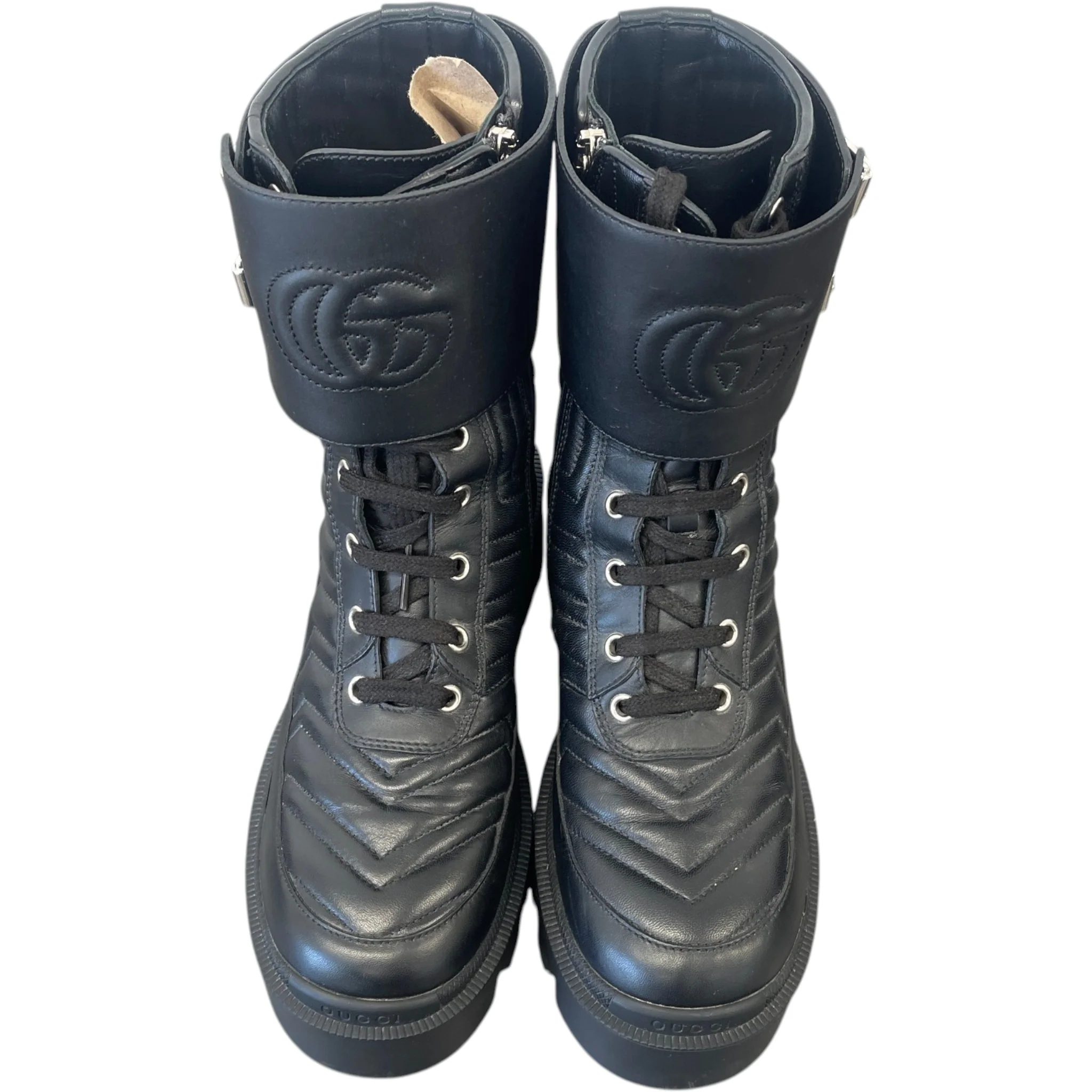 Women's Gg Marmont Boots Black Size EU 36 / UK 3 - Image 6
