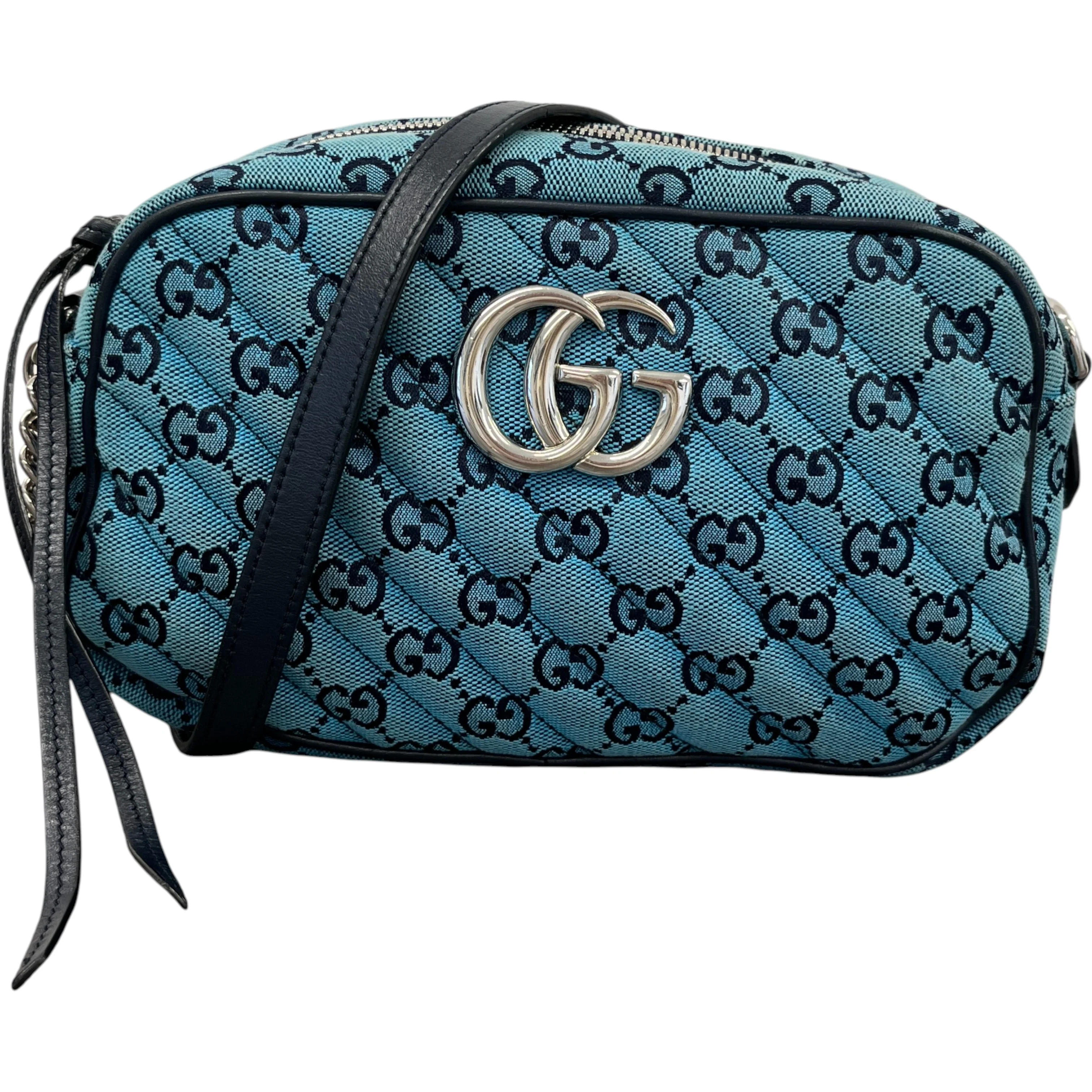 Women's Gg Marmont Camera Bag Blue