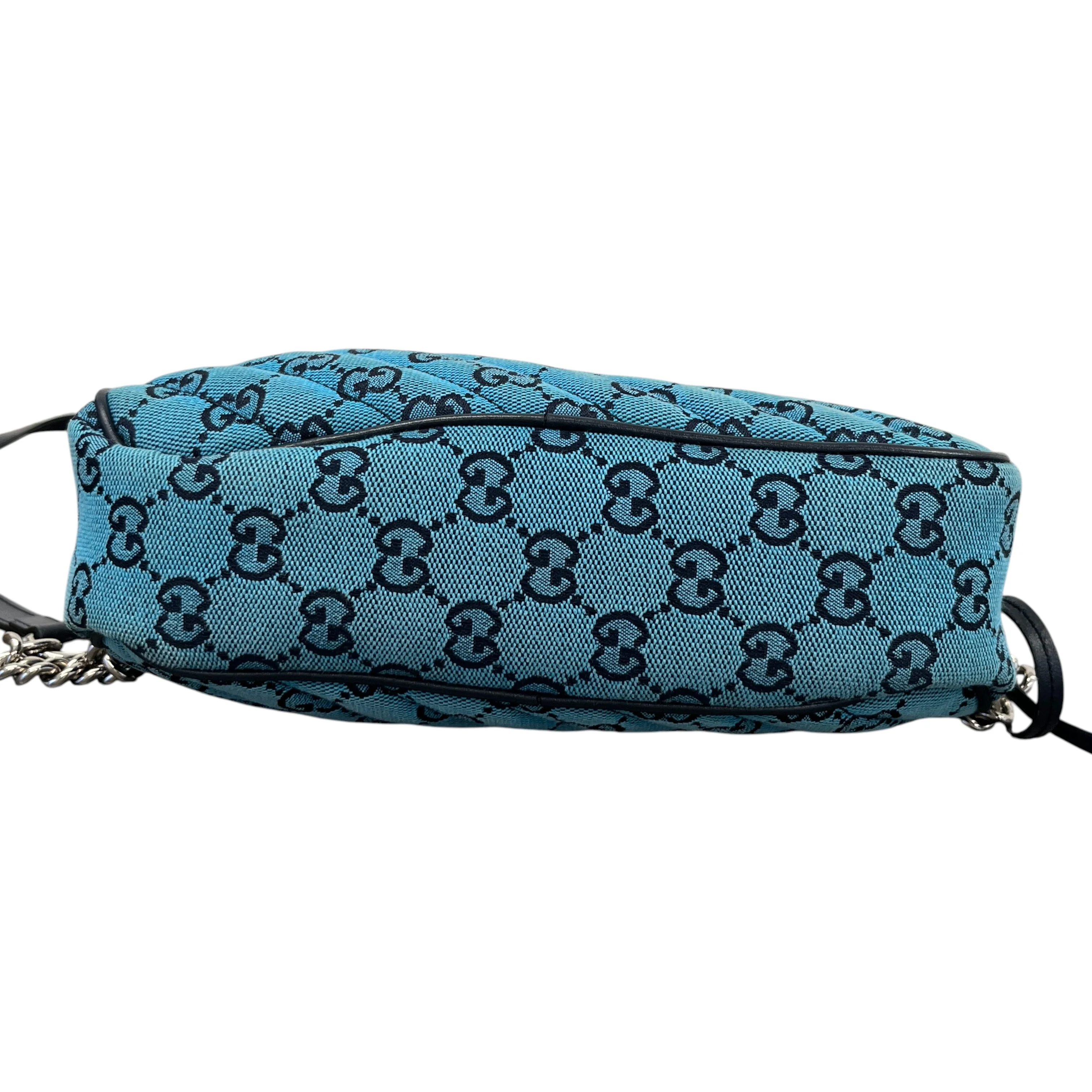 Women's Gg Marmont Camera Bag Blue - Image 10