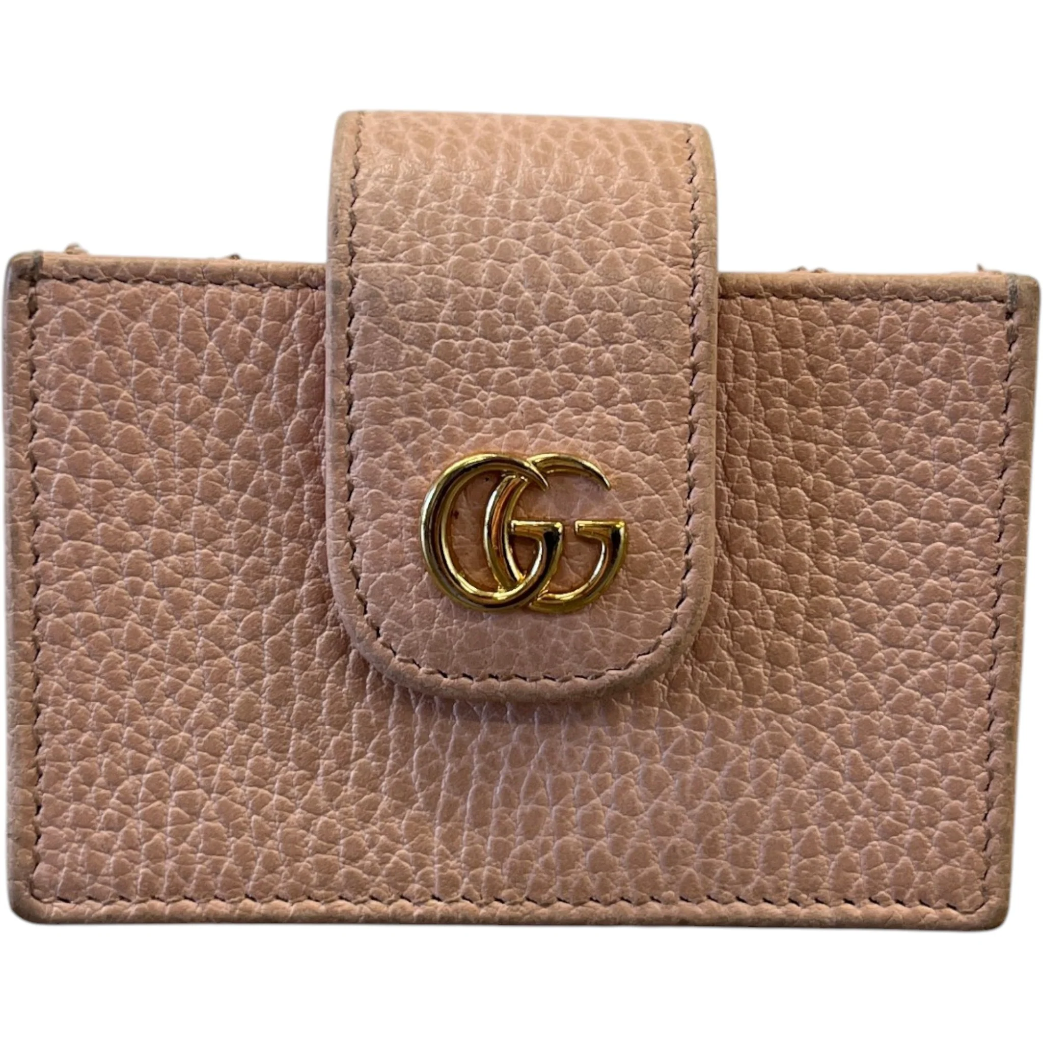 Women's Gg Marmont Card Holder Pink