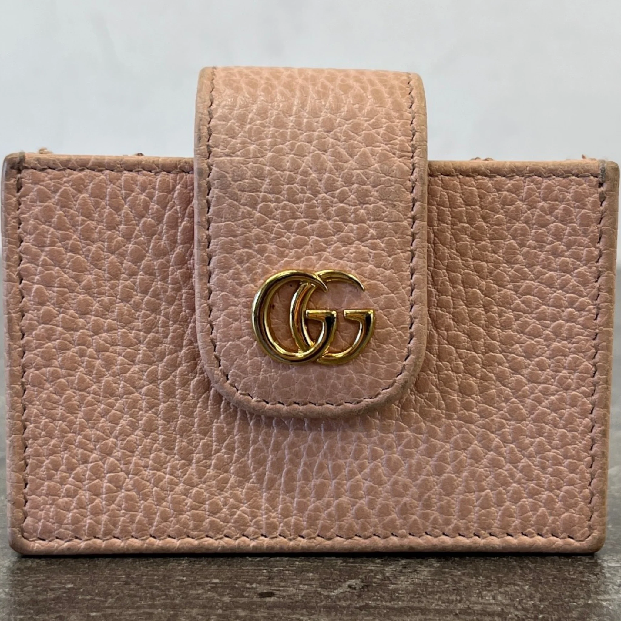Women's Gg Marmont Card Holder Pink - Image 12