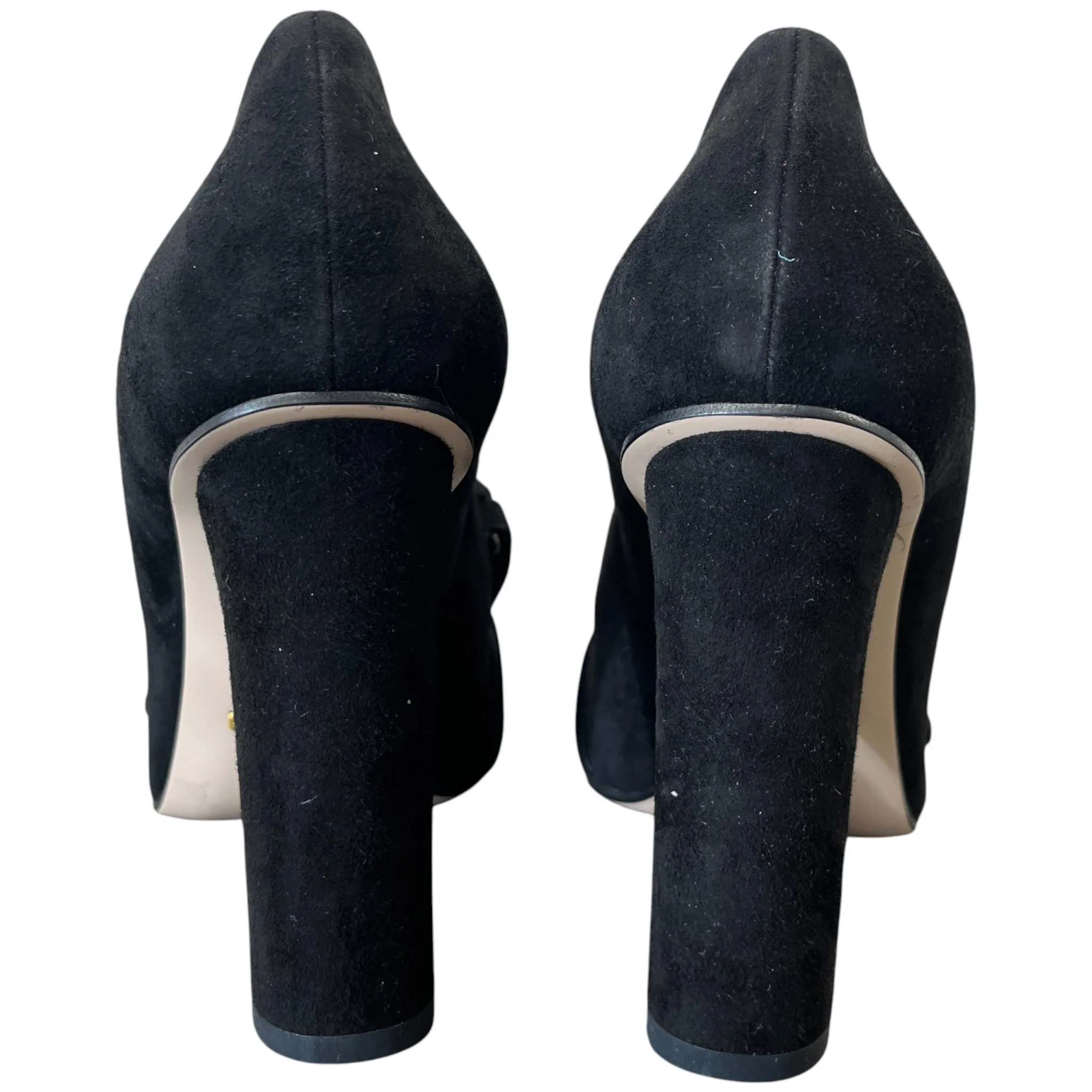 Women's Gg Marmont Fringed Heels Black Size EU 40 / UK 7 - Image 7