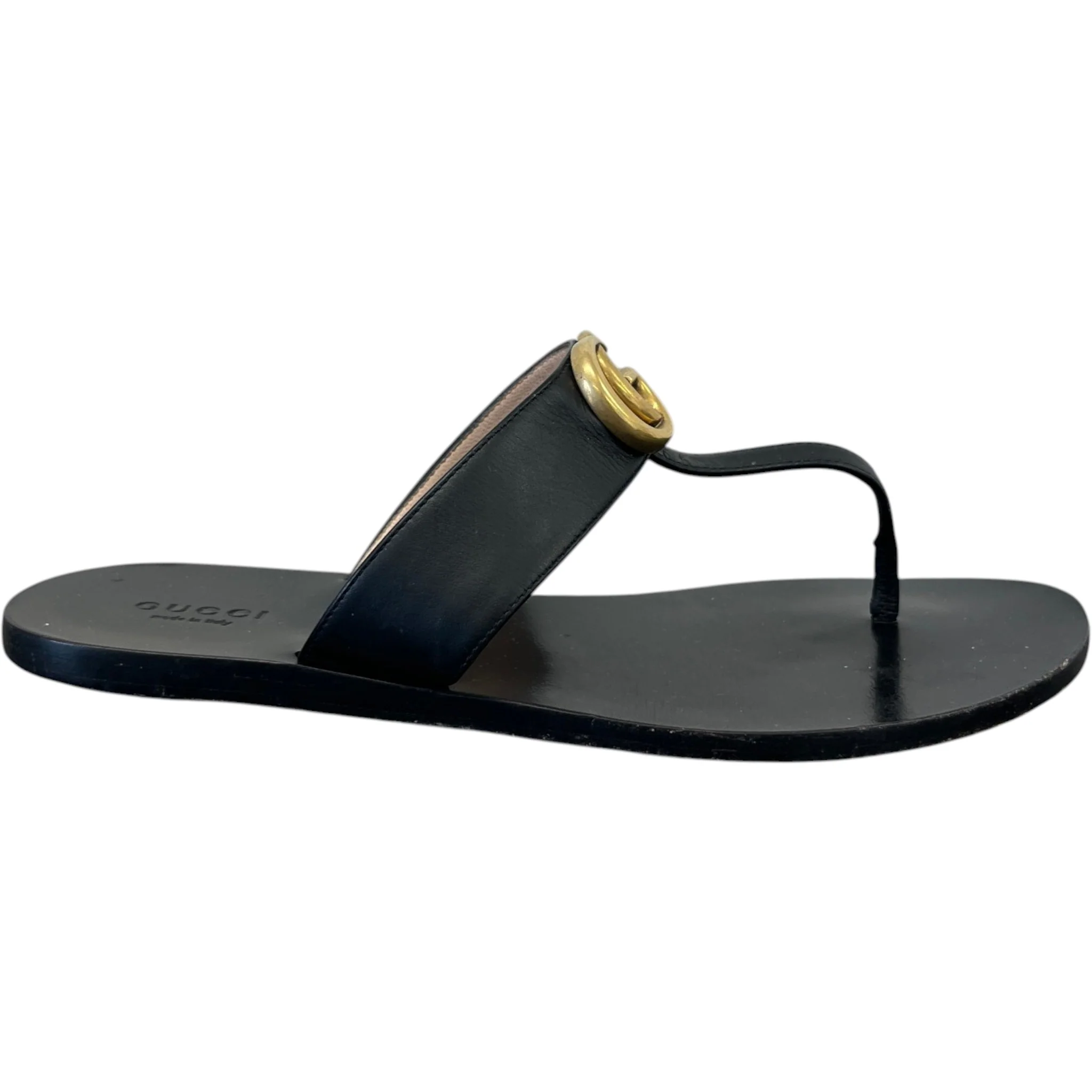 Women's Gg Marmont Sandals Black Size EU 38 / UK 5