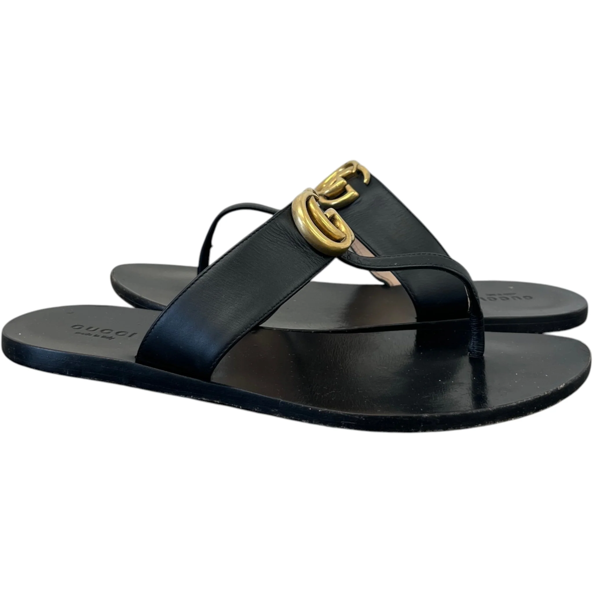 Women's Gg Marmont Sandals Black Size EU 38 / UK 5 - Image 3