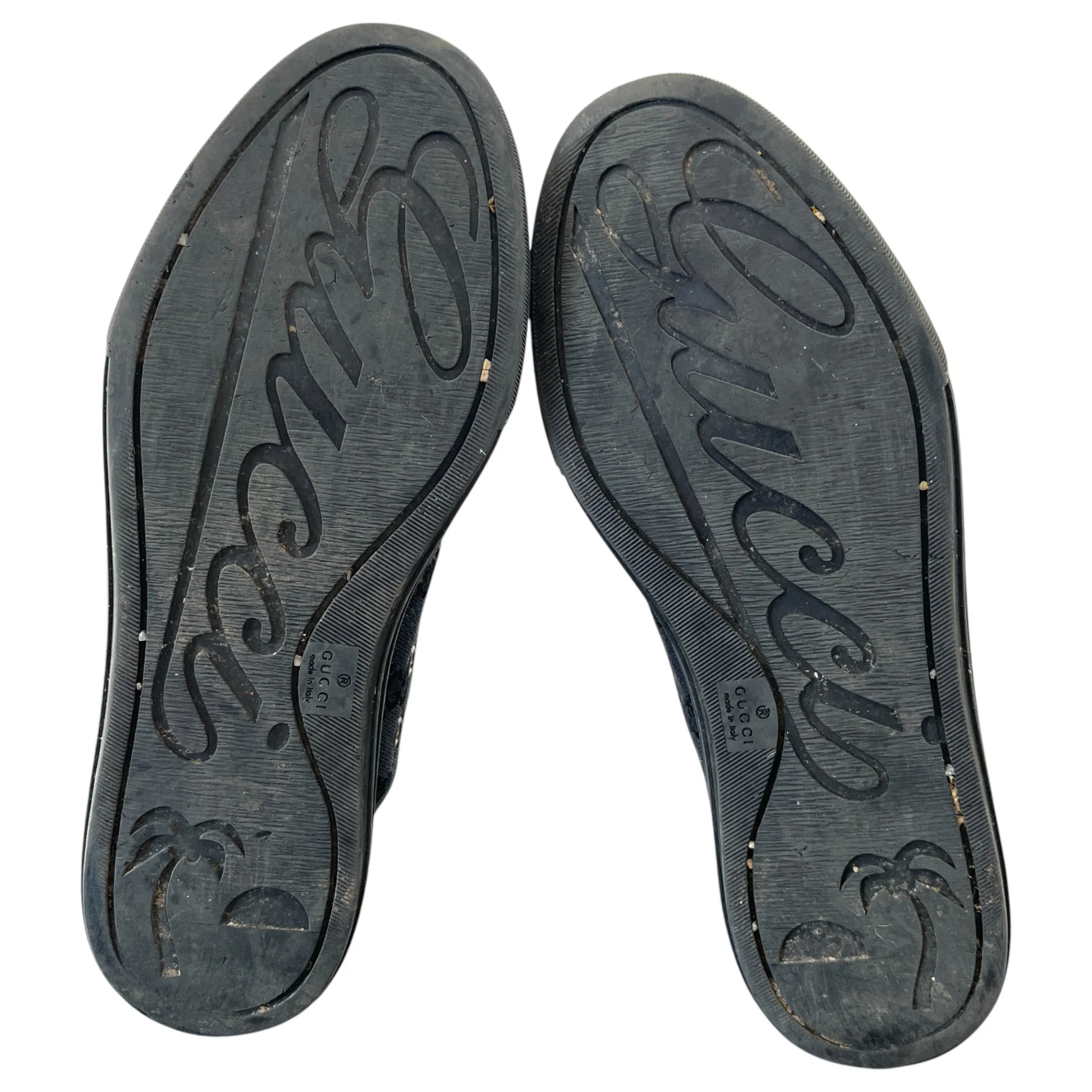 Women's Gg Monogram High Trainers Black Size EU 37 / UK 4 - Image 10