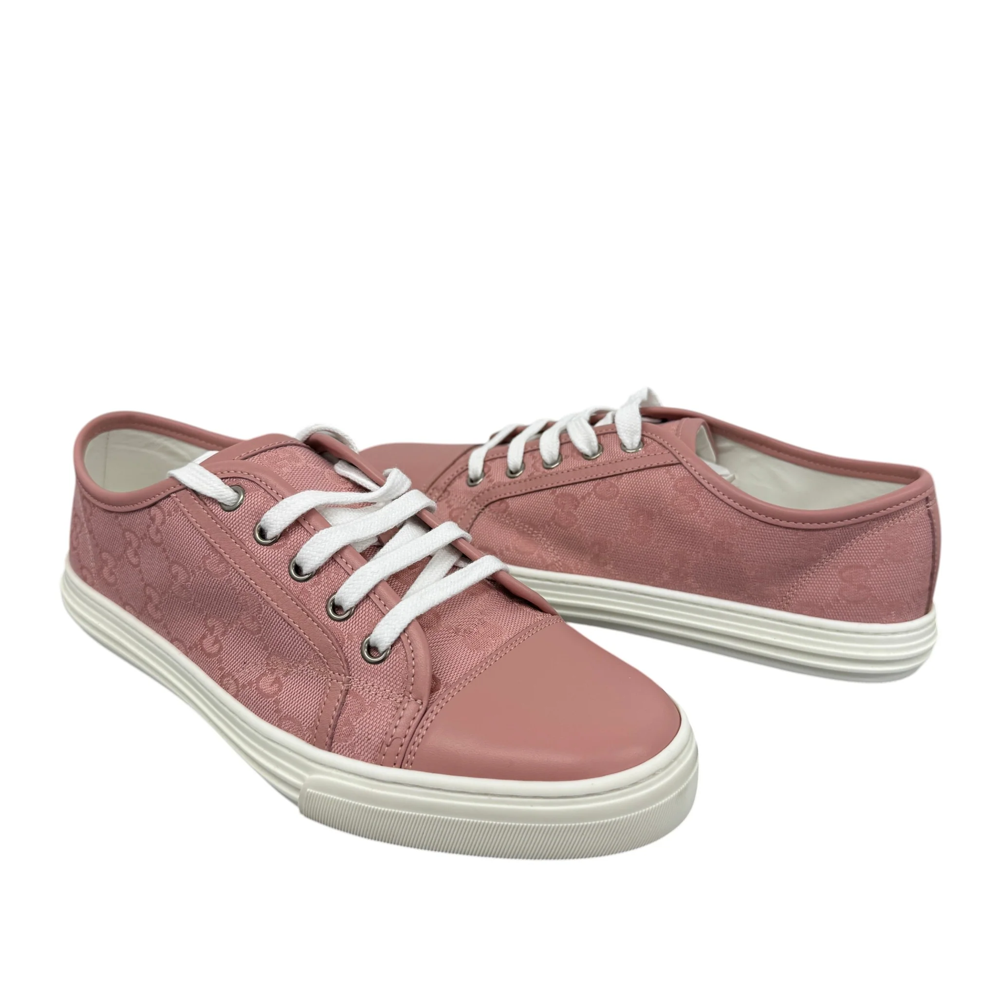 Women's Gg Monogram Low Trainers Pink Size EU 40 / UK 7 - Image 3