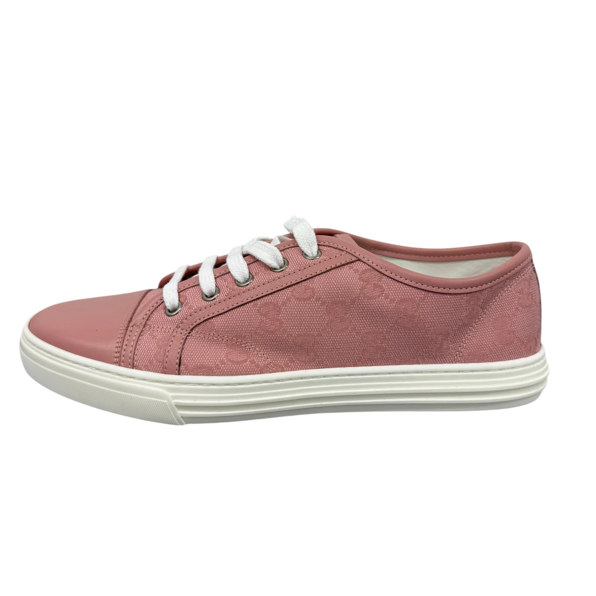 Women's Gg Monogram Low Trainers Pink Size EU 40 / UK 7 - Image 4