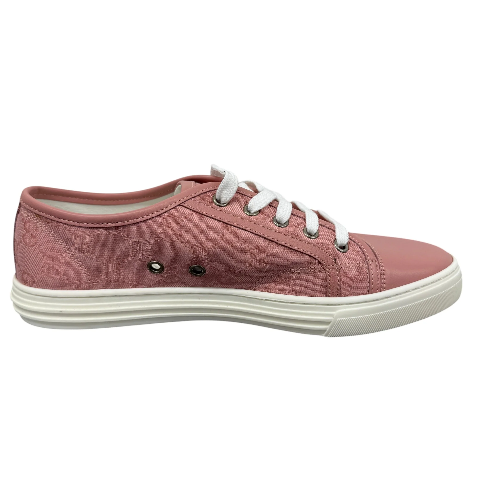Women's Gg Monogram Low Trainers Pink Size EU 40 / UK 7 - Image 5