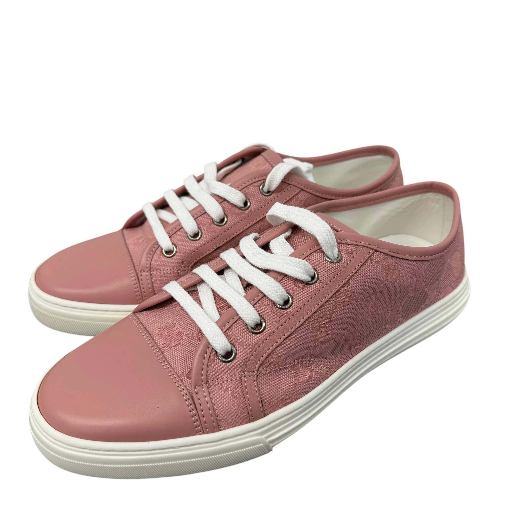 Women's Gg Monogram Low Trainers Pink Size EU 40 / UK 7 - Image 7