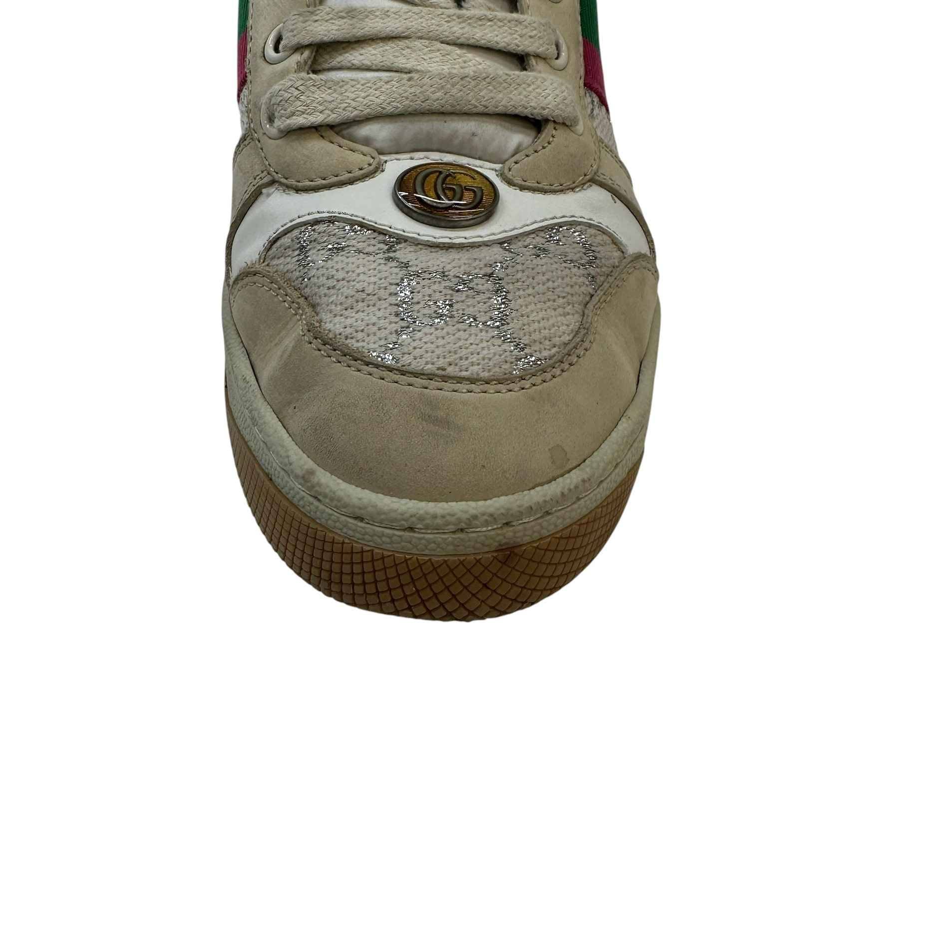 Women's Gg Screener Low Trainers Beige Size EU 37 / UK 4 - Image 13