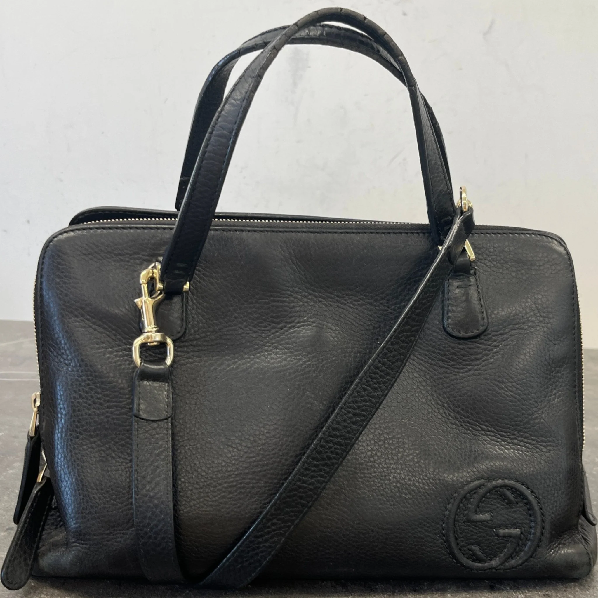 Women's Gg Soho Convertible Bag Black - Image 13