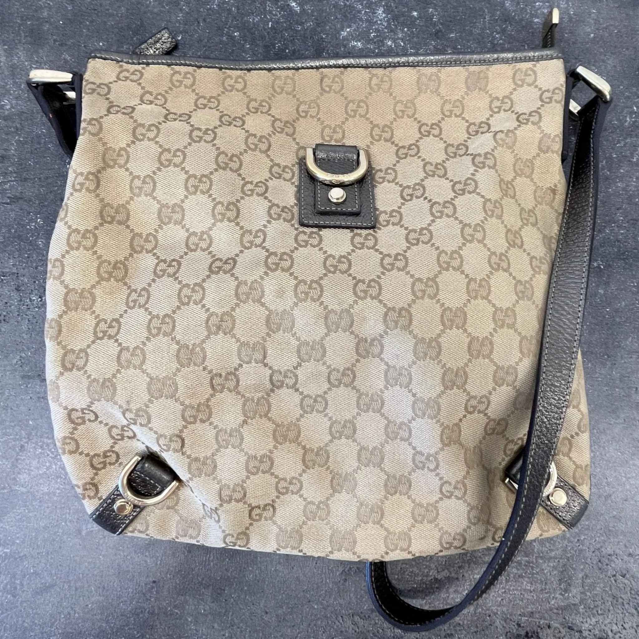 Women's Gg Supreme Abbey D-Ring Bag Beige - Image 9