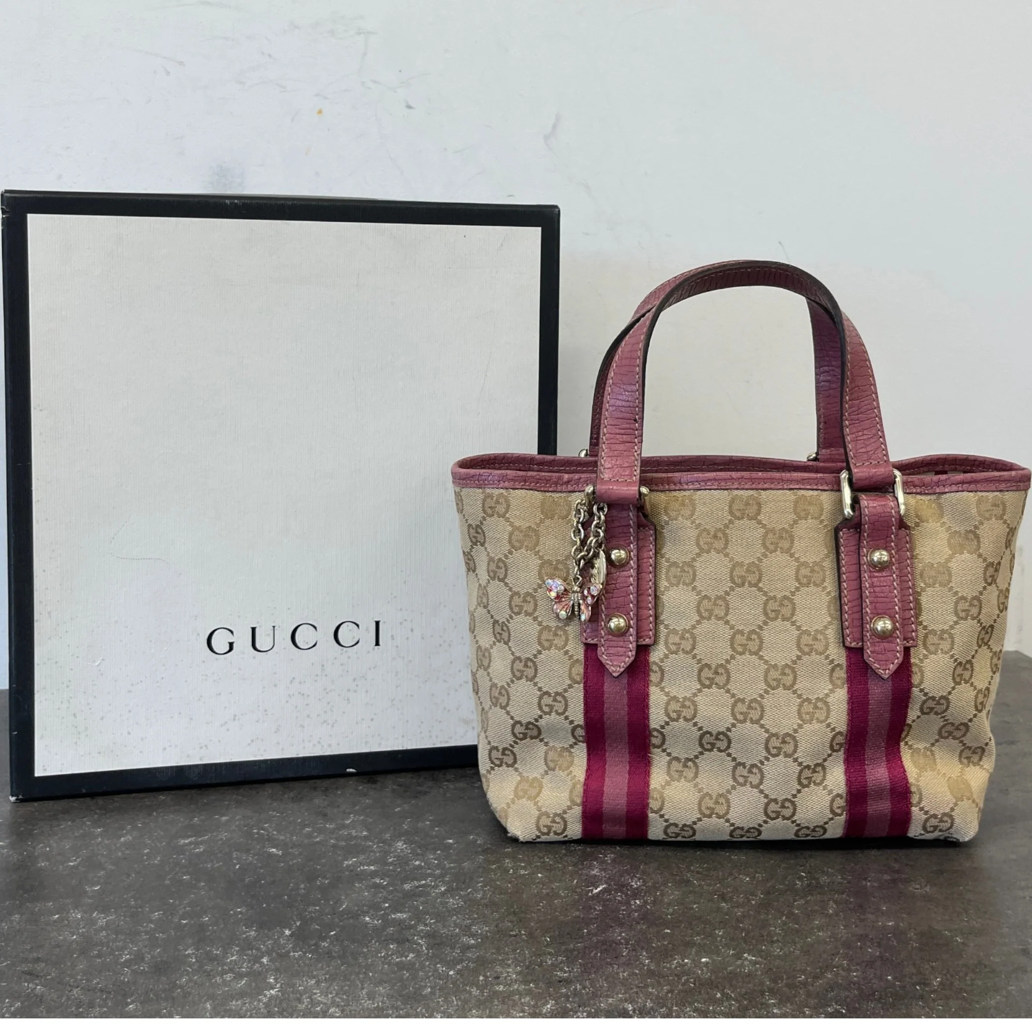 Women's Gg Supreme Bag Pink - Image 14