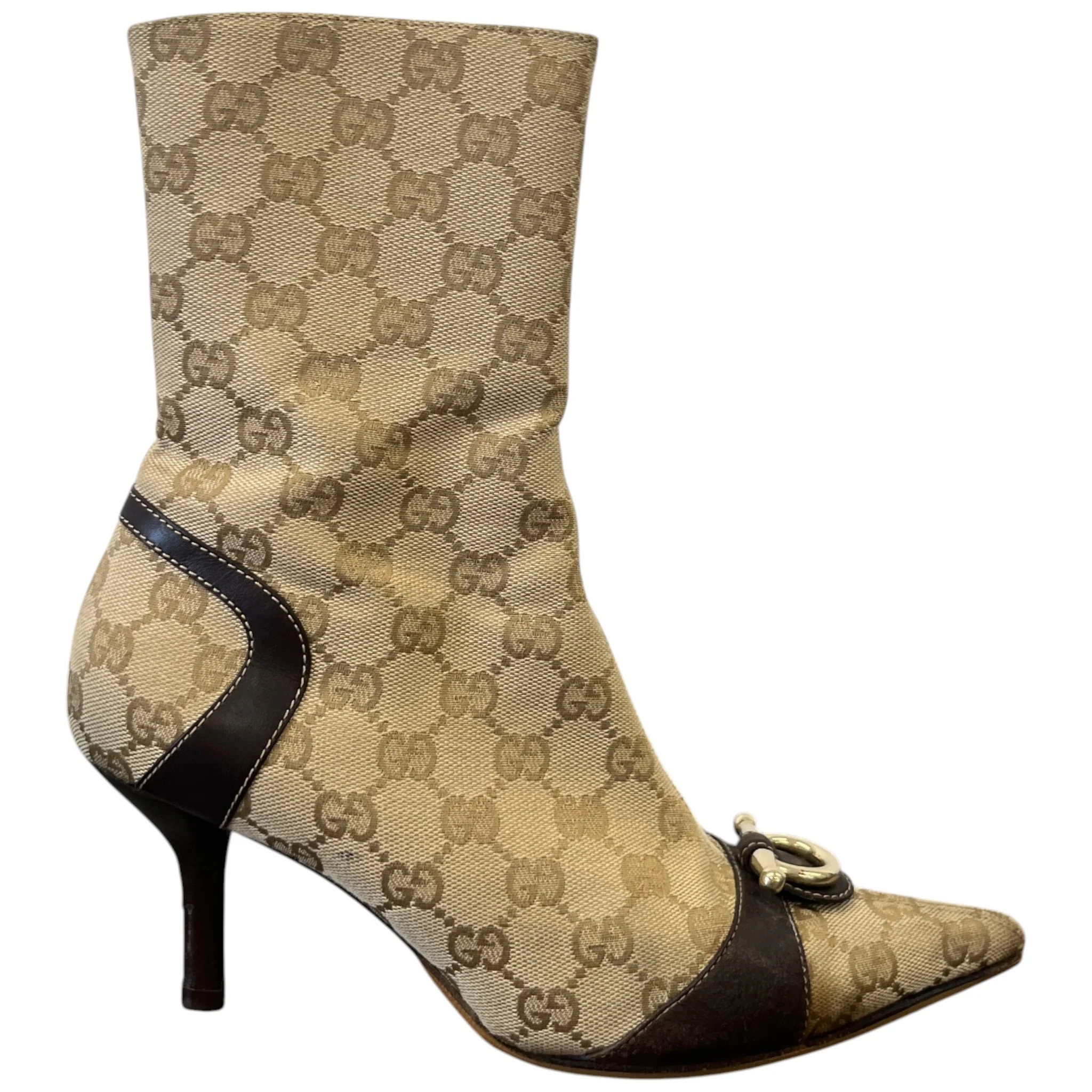 Women's Gg Supreme Boomshell Boots Beige Size EU 37 / UK 4