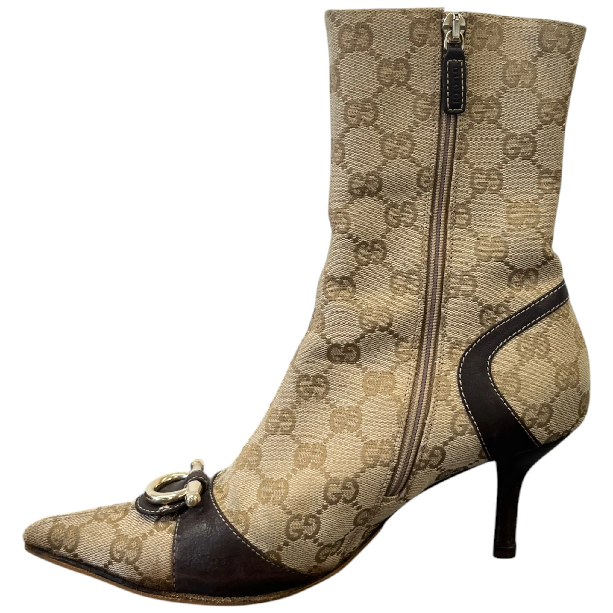 Women's Gg Supreme Boomshell Boots Beige Size EU 37 / UK 4 - Image 2