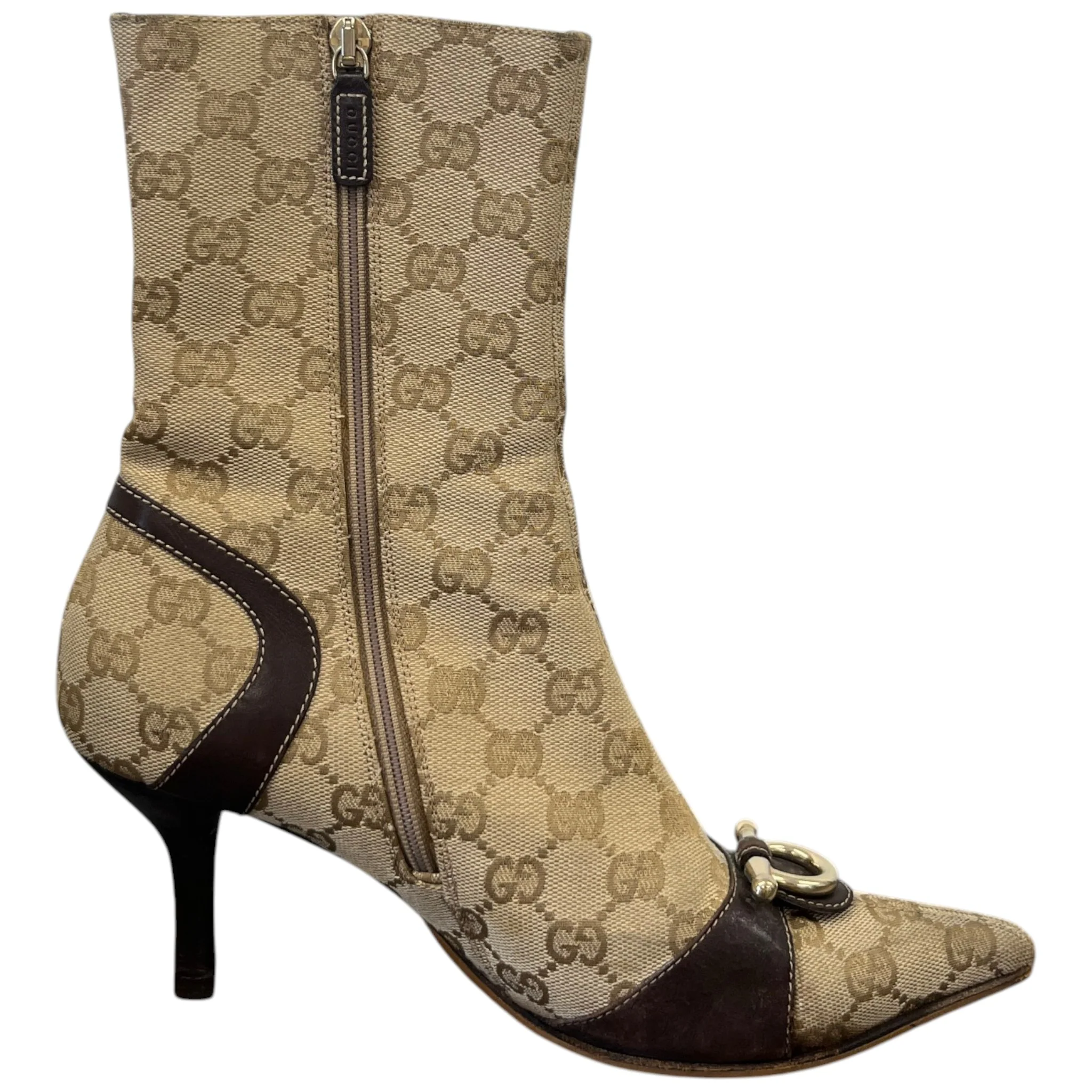 Women's Gg Supreme Boomshell Boots Beige Size EU 37 / UK 4 - Image 4