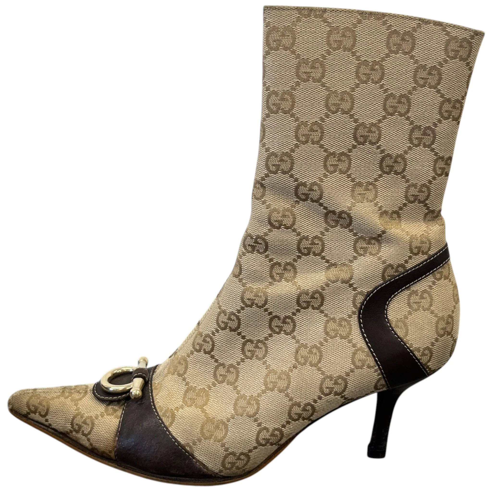 Women's Gg Supreme Boomshell Boots Beige Size EU 37 / UK 4 - Image 5