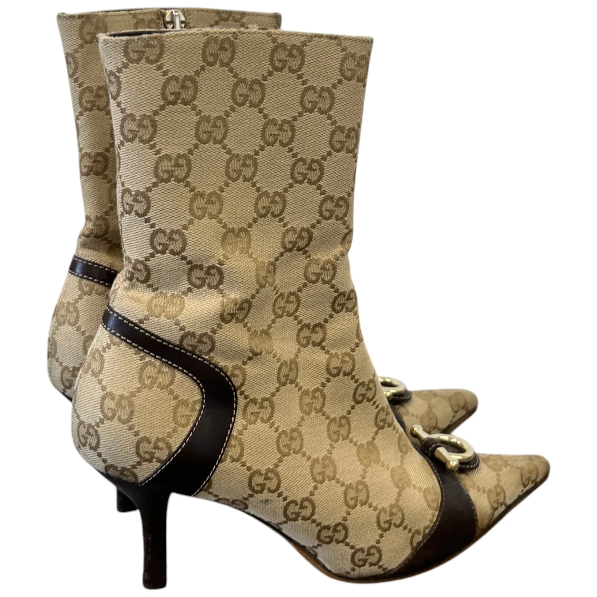 Women's Gg Supreme Boomshell Boots Beige Size EU 37 / UK 4 - Image 8