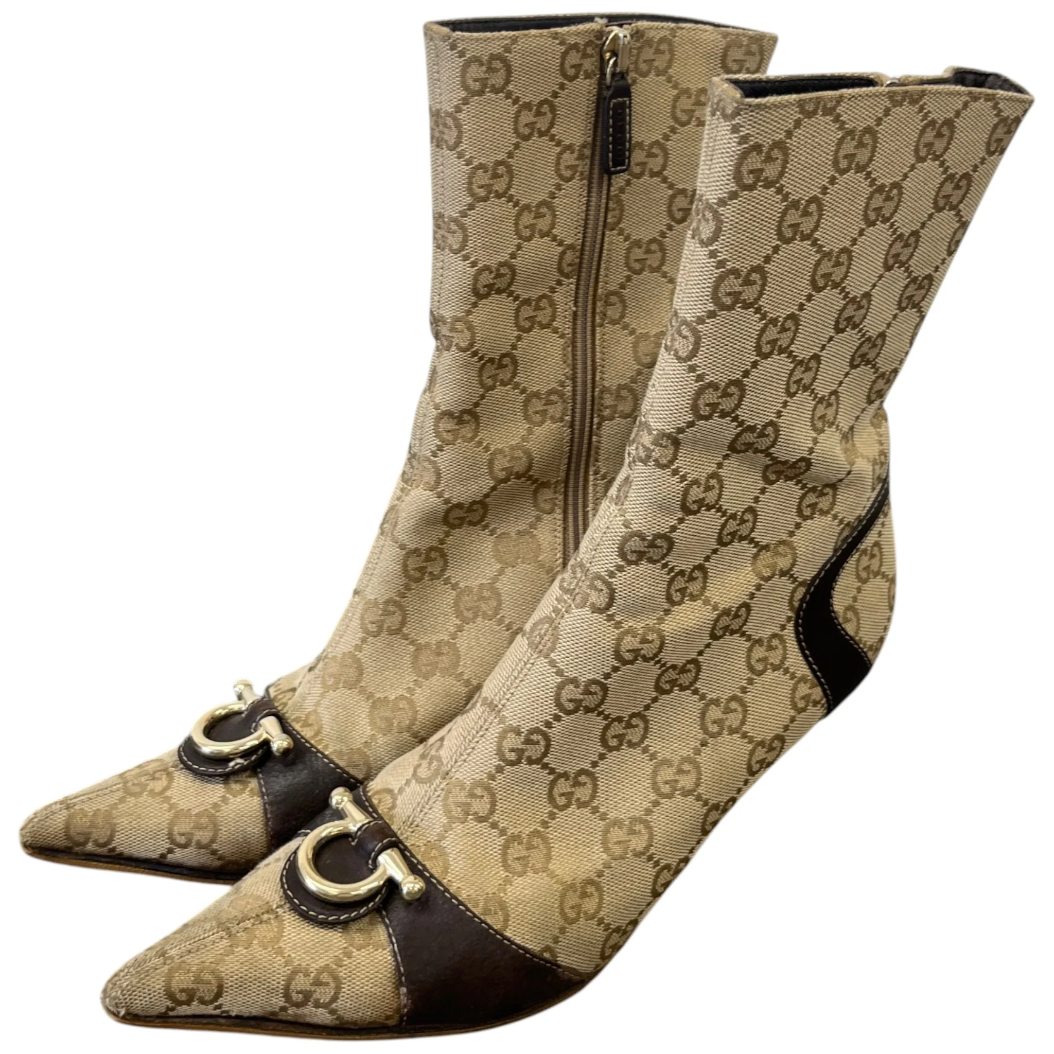 Women's Gg Supreme Boomshell Boots Beige Size EU 37 / UK 4 - Image 9
