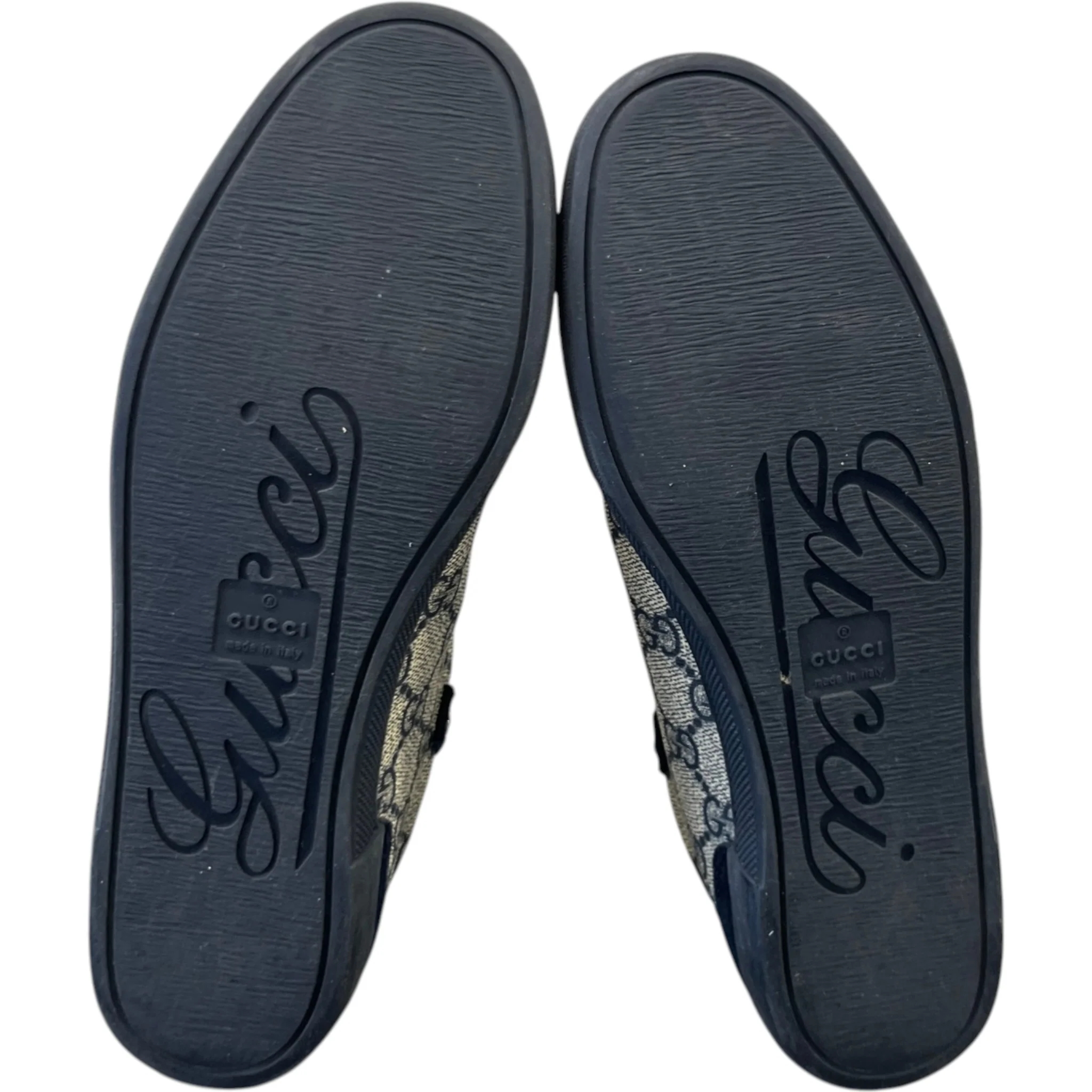 Women's Gg Supreme Canvas Low Trainers Navy Size EU 35.5 / UK 2.5 - Image 11